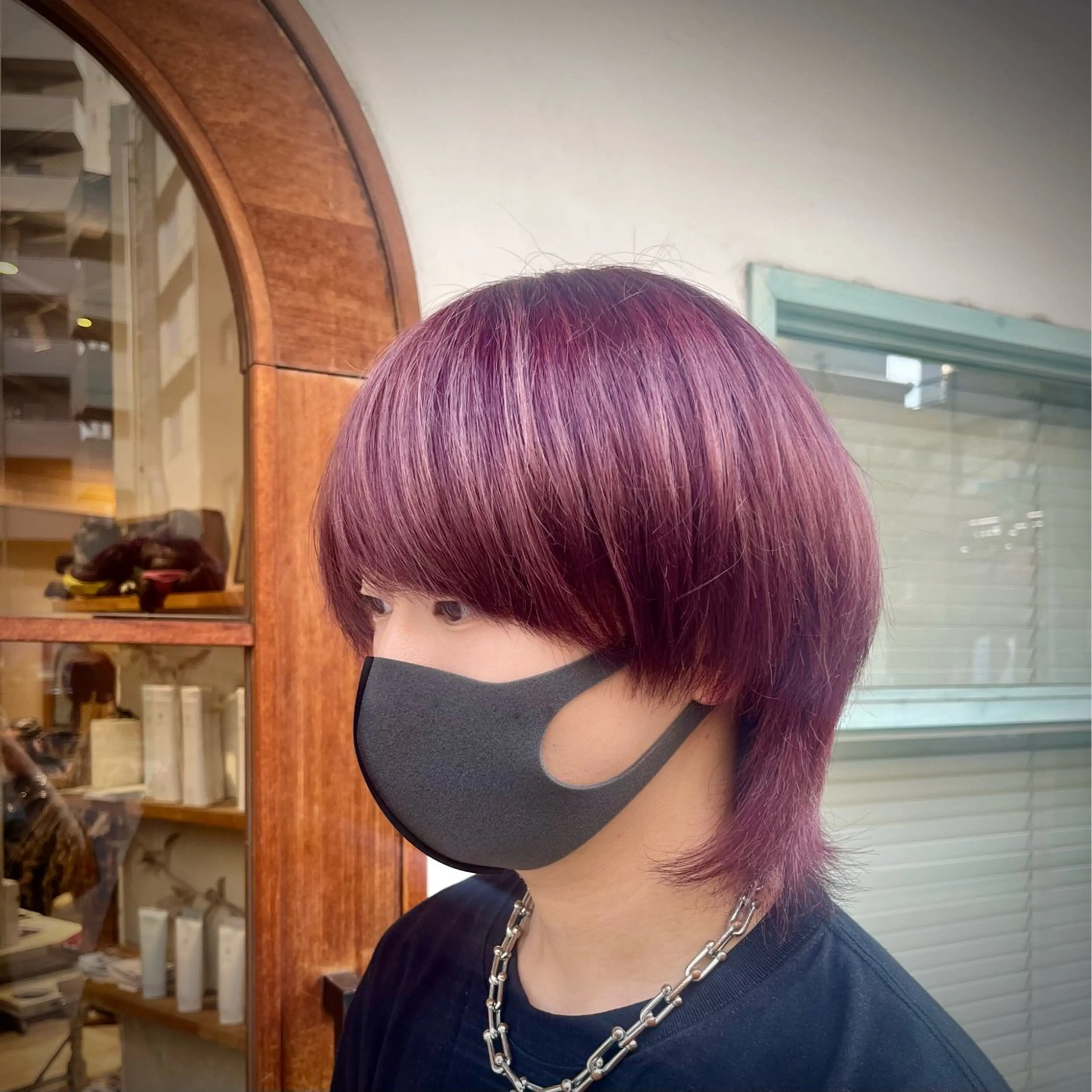 カラー メンズ レッドカラー カット ヘアカラー 🟦メンズ特化🟦 たかしま　あさひのヘアスタイル