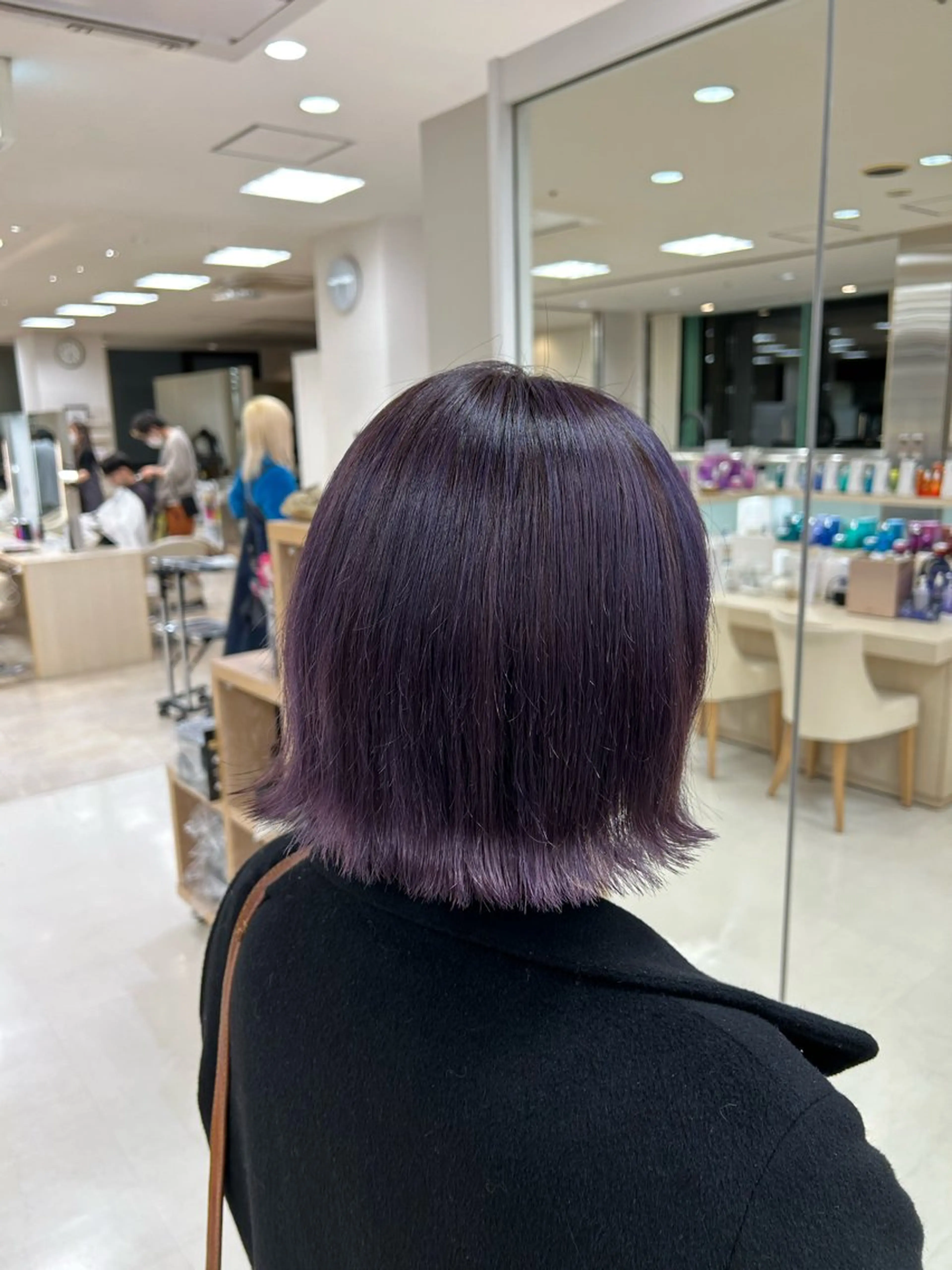 カラー 💜暖色系カラー/ ブリーチカラー💜のヘアスタイル