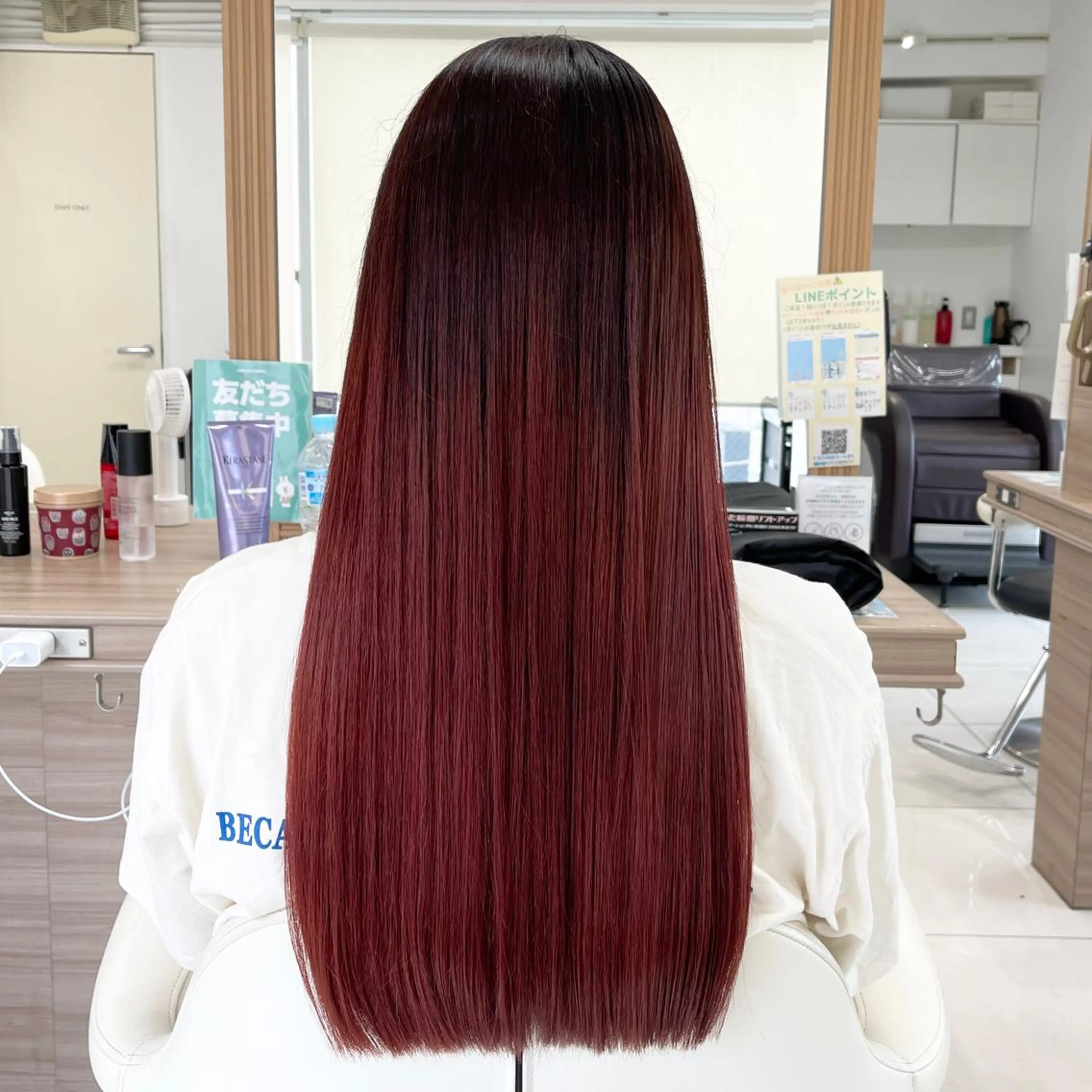 ロング カット ヘアカラー トリートメント 🌹藤原 亜美🌹のヘアスタイル