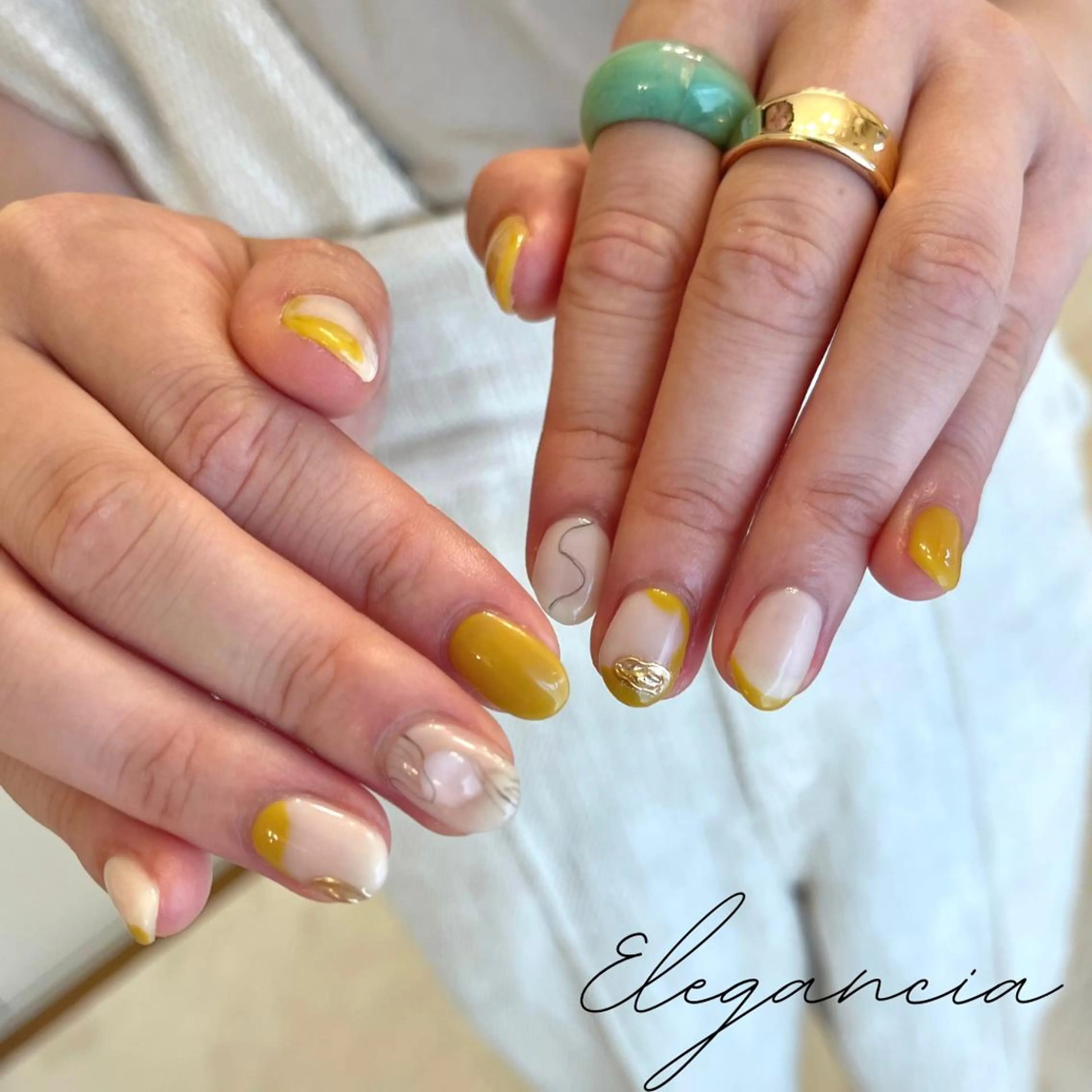 カラー ネイル ハンドネイル Elegancia. Hiromiのネイルデザイン