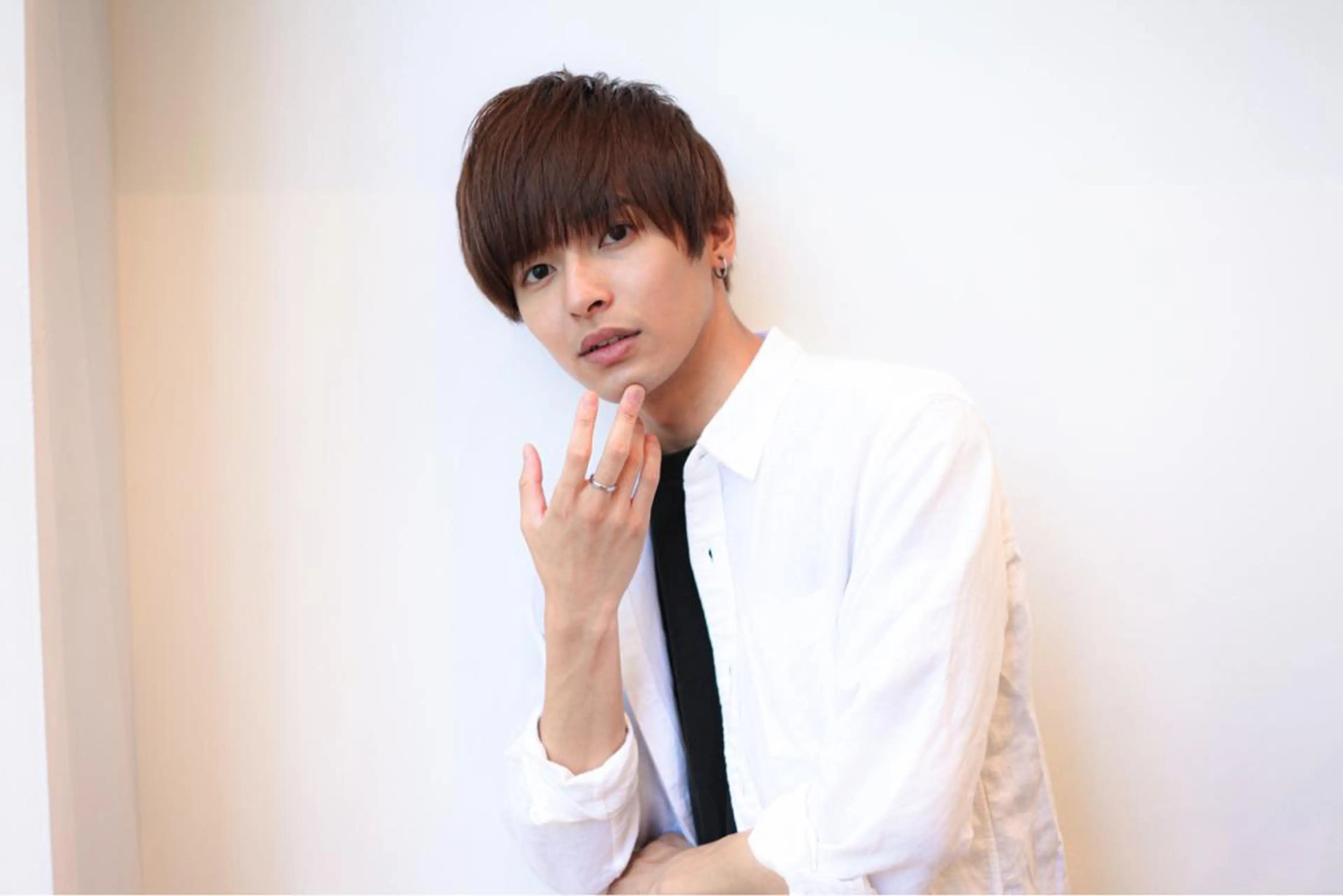 ショート カラー ヘアアレンジ メンズ カット ヘアカラー VIVIE【ヴィヴィ】所属・髪質改善/韓国風 レイヤー/田村祐樹のヘアスタイル