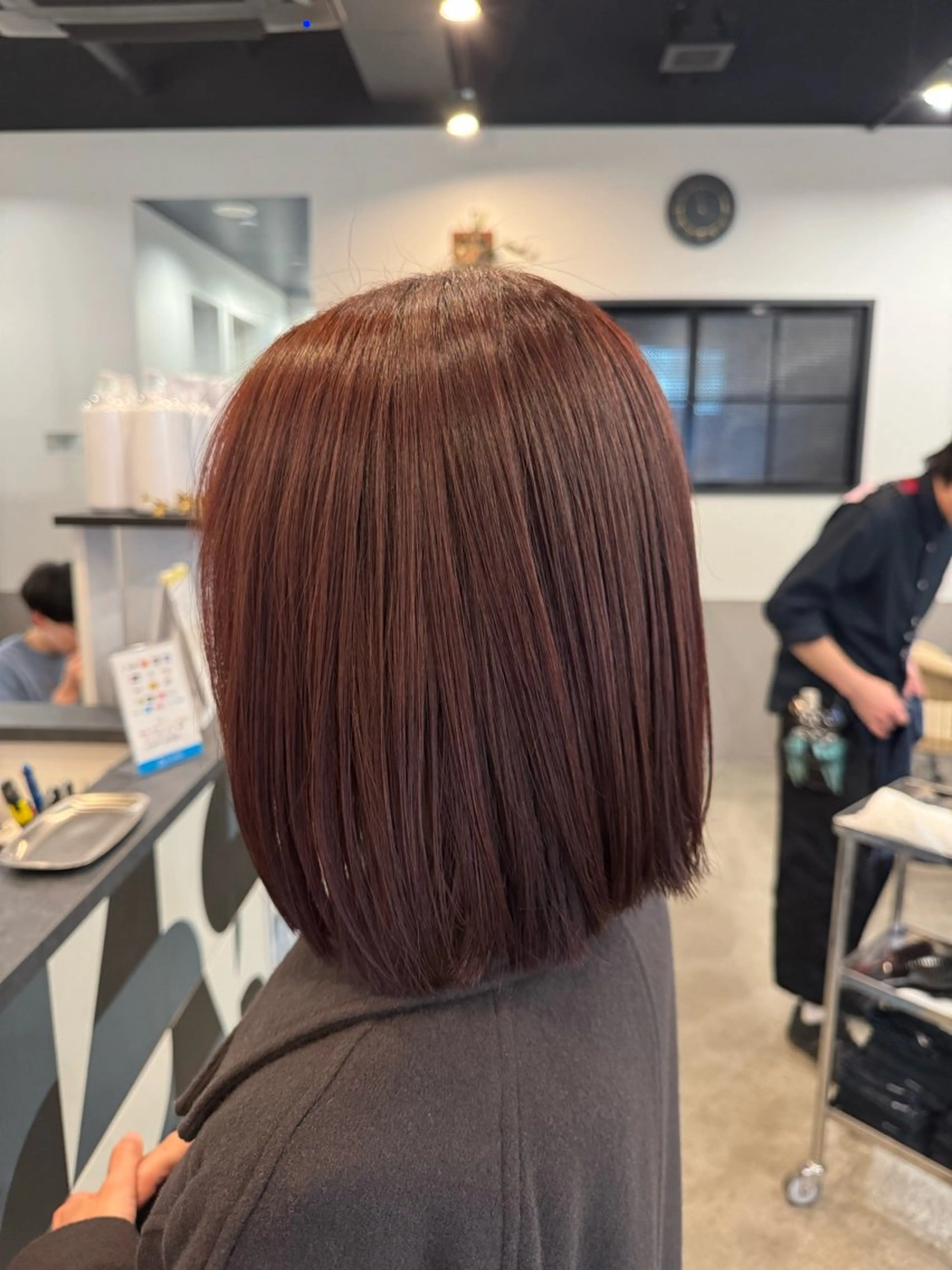 ミディアム カラー ブリーチ ピンクカラー ヘアカラー トリートメント dog star 関 海斗のヘアスタイル