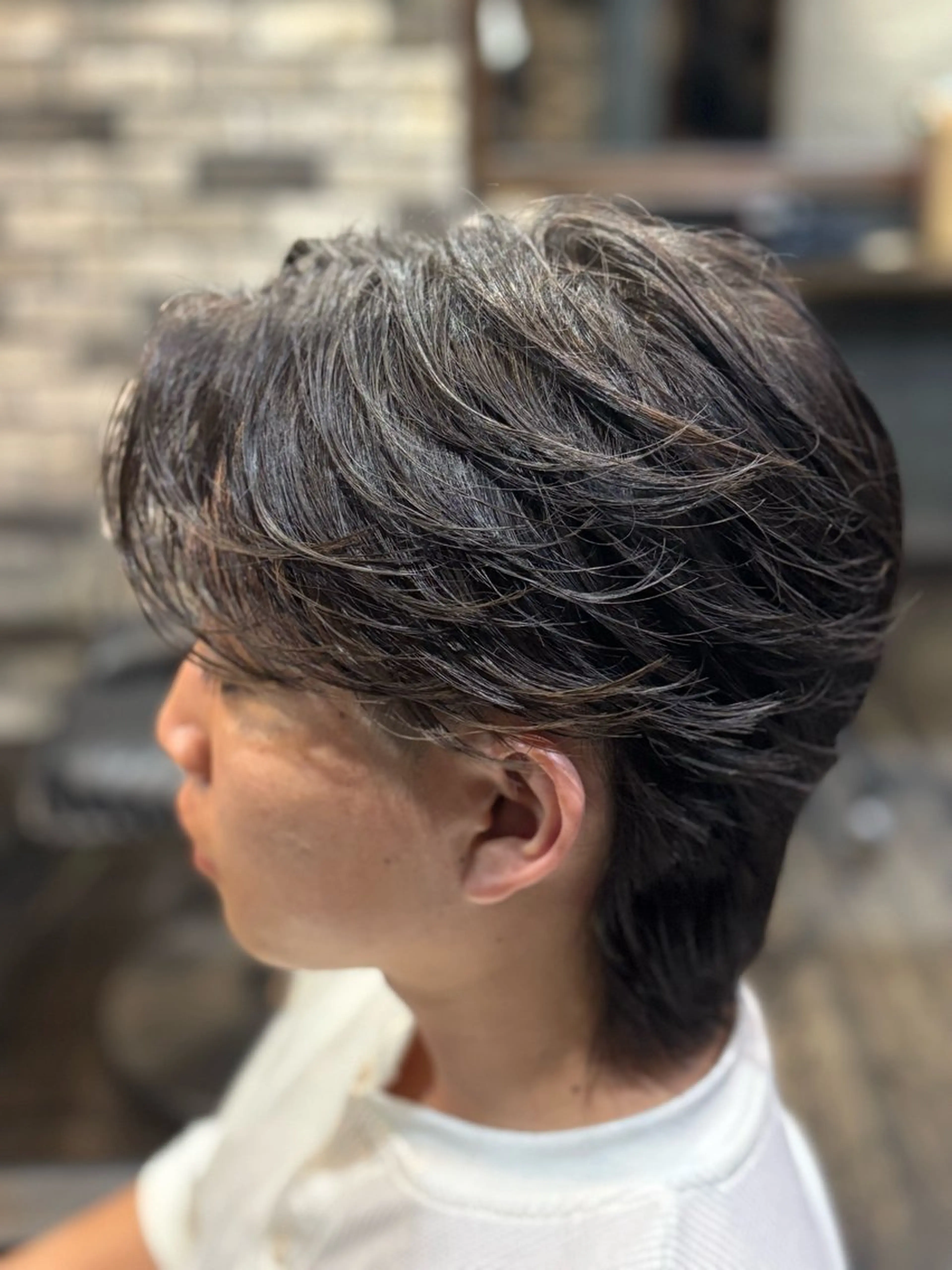 【メンズ限定】🪶メンズカット➕フェザーパーマ(ニュアンスも可)の写真