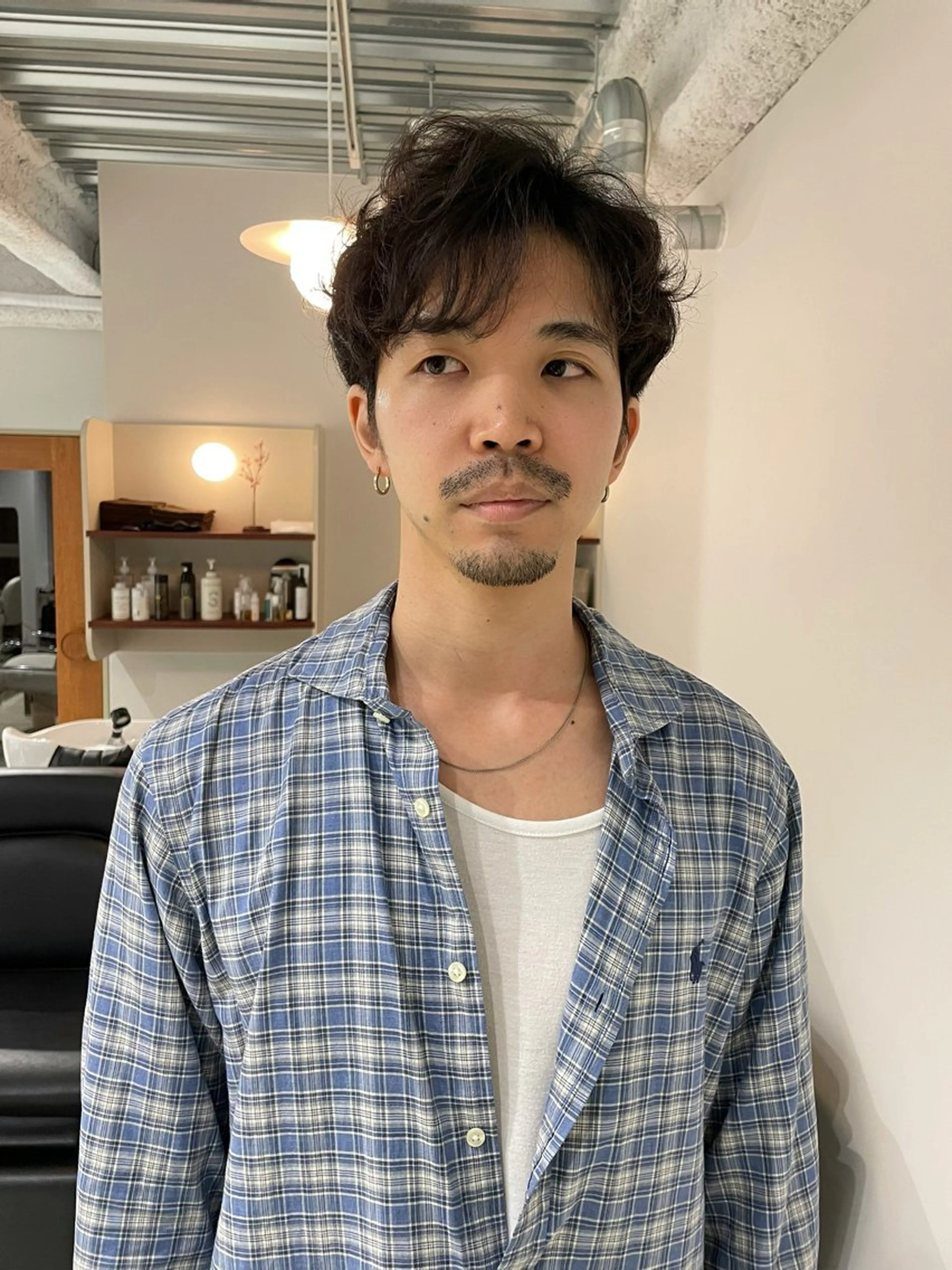 パーマ メンズ YinYang所属・川﨑 章弘のヘアスタイル