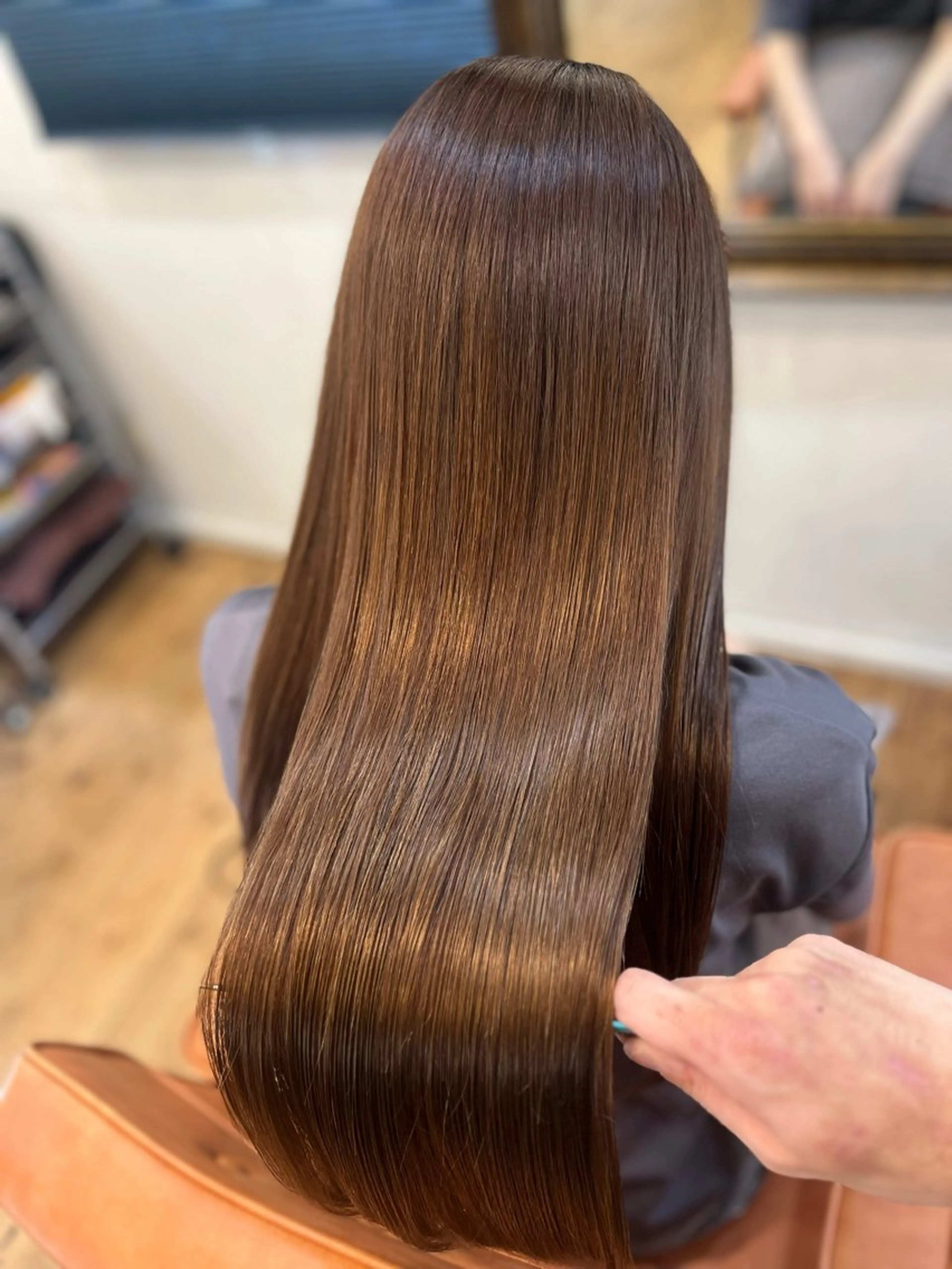 ロング ⚪️髪質改善 縮毛 店長 コウ⚪️のヘアスタイル