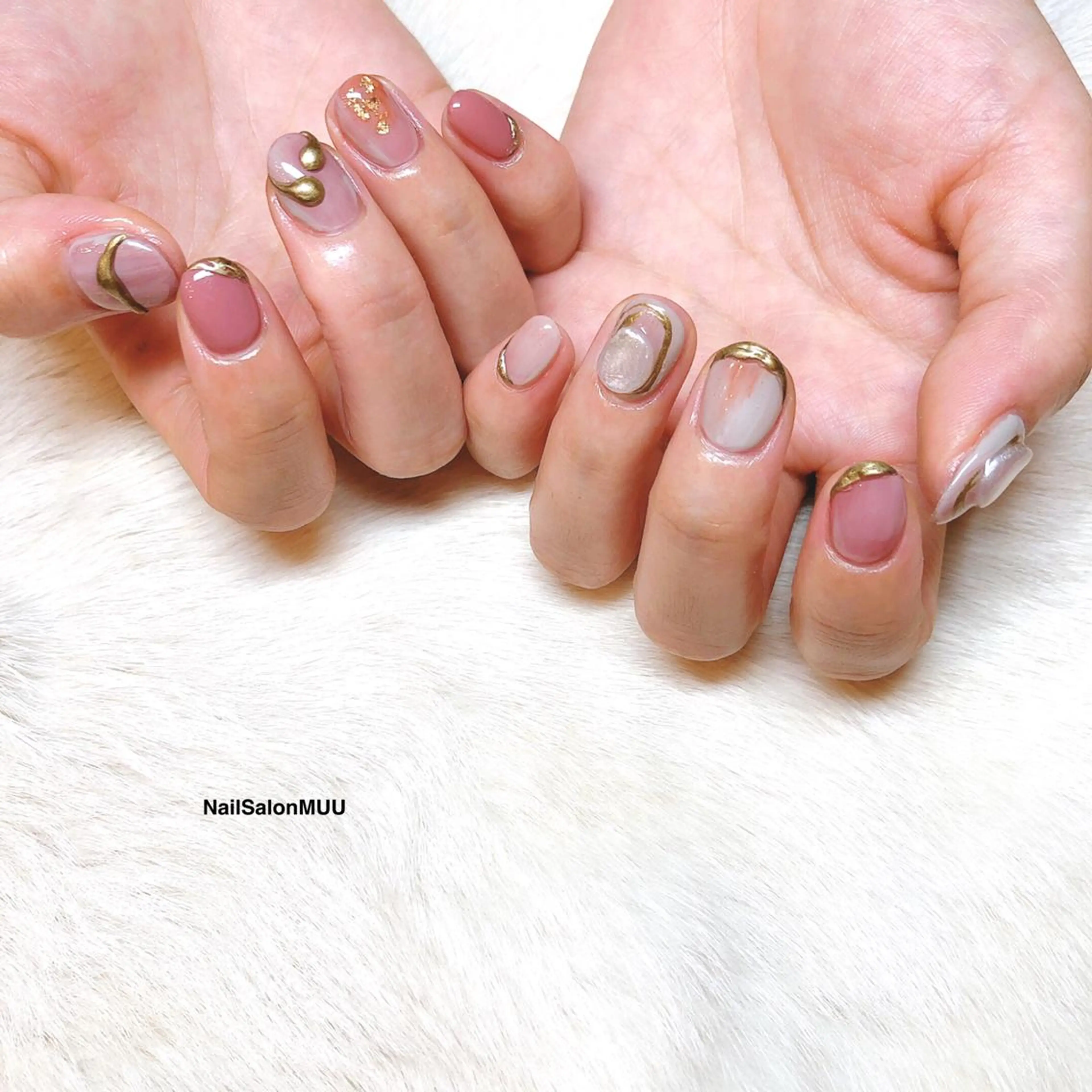 パラジェル【オフ&甘皮ケア込み】120分お好きなアート10本の写真