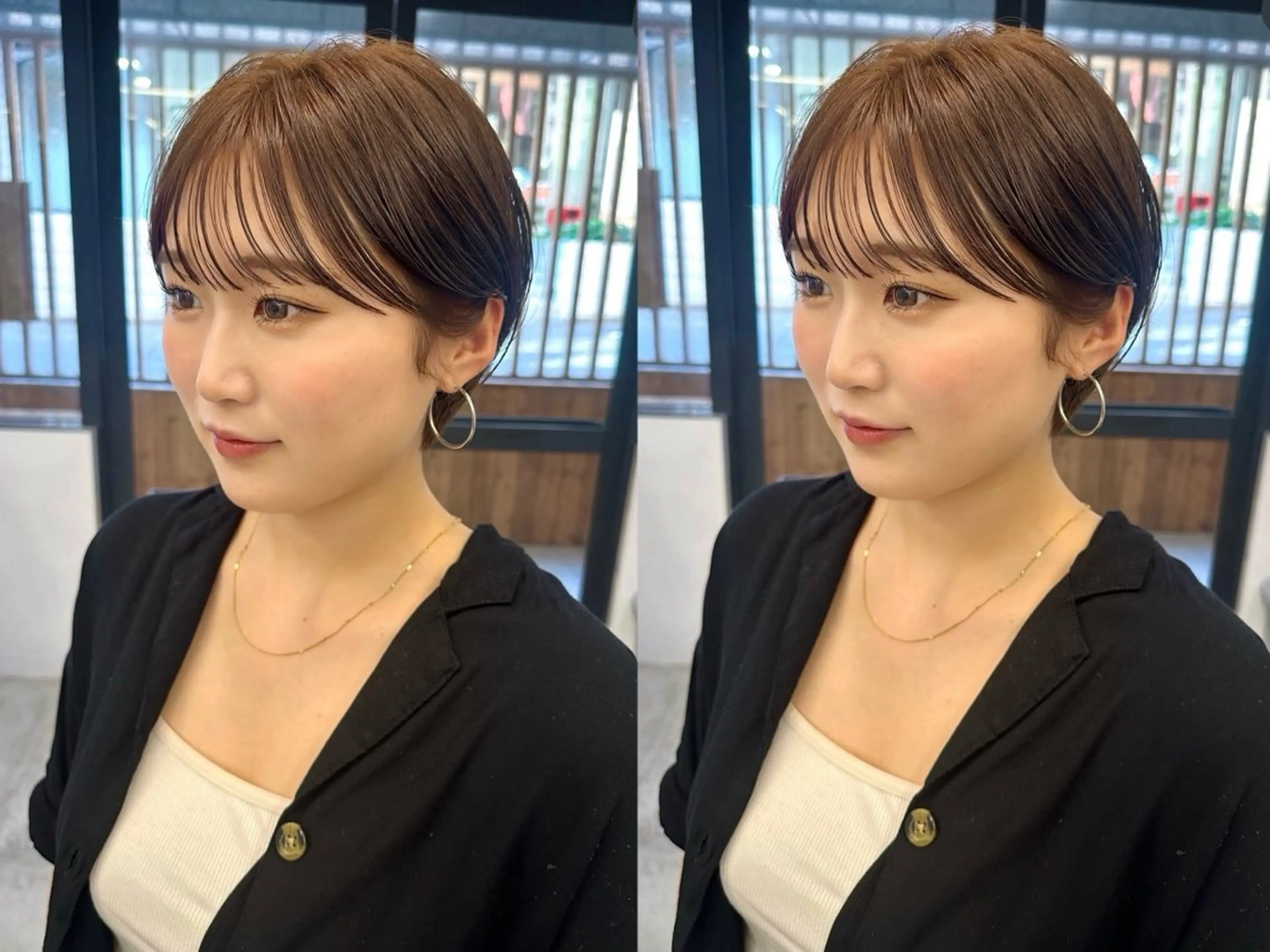 ショート カット ヘアカラー 骨格診断で絶対可愛い ✨丸みショート✨凌弥のヘアスタイル