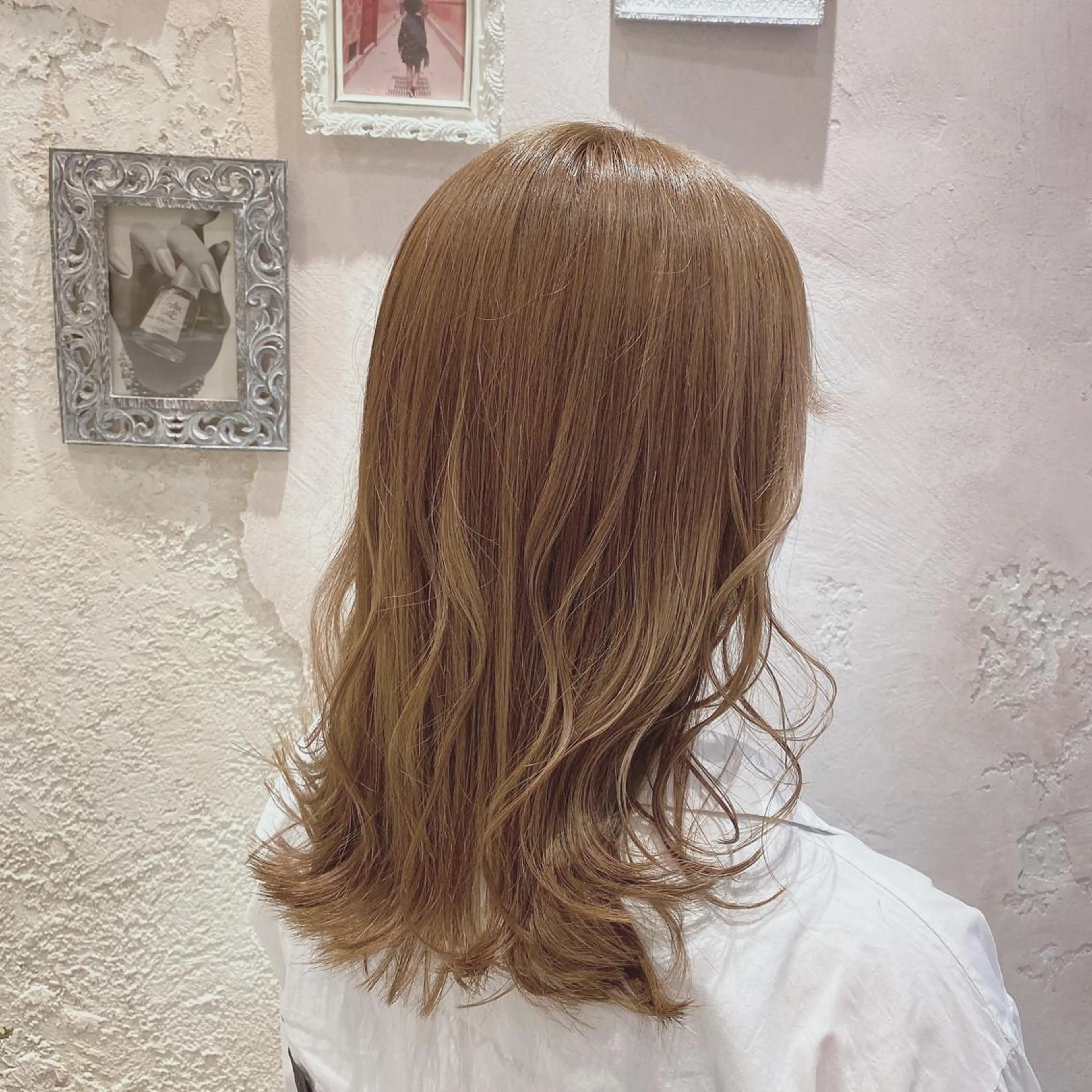 ミディアム カット ヘアカラー トリートメント 代表山口ひな 髪質改善のプロのヘアスタイル