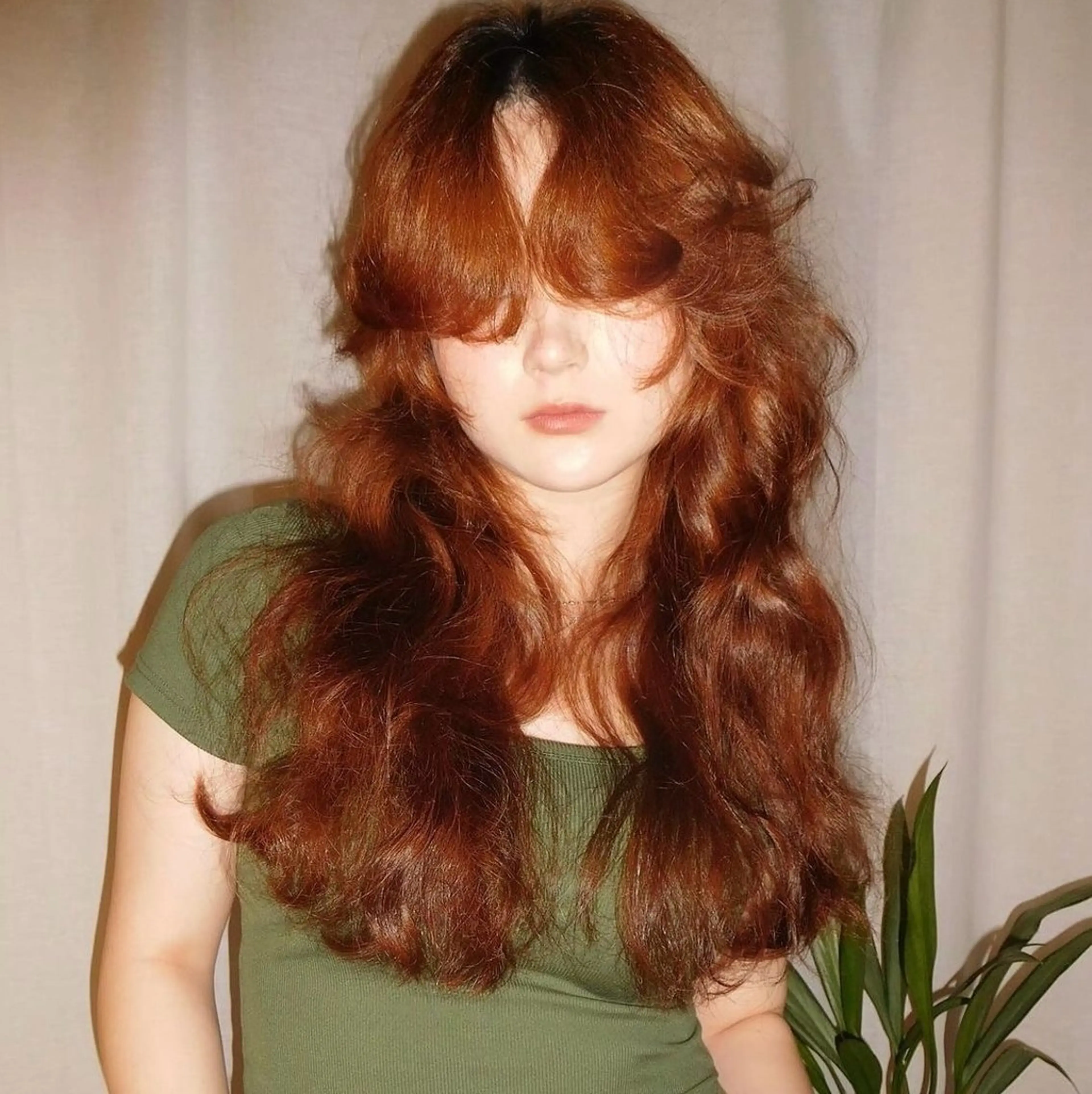 ロング カラー レイヤー/ベージュ mikuのヘアスタイル