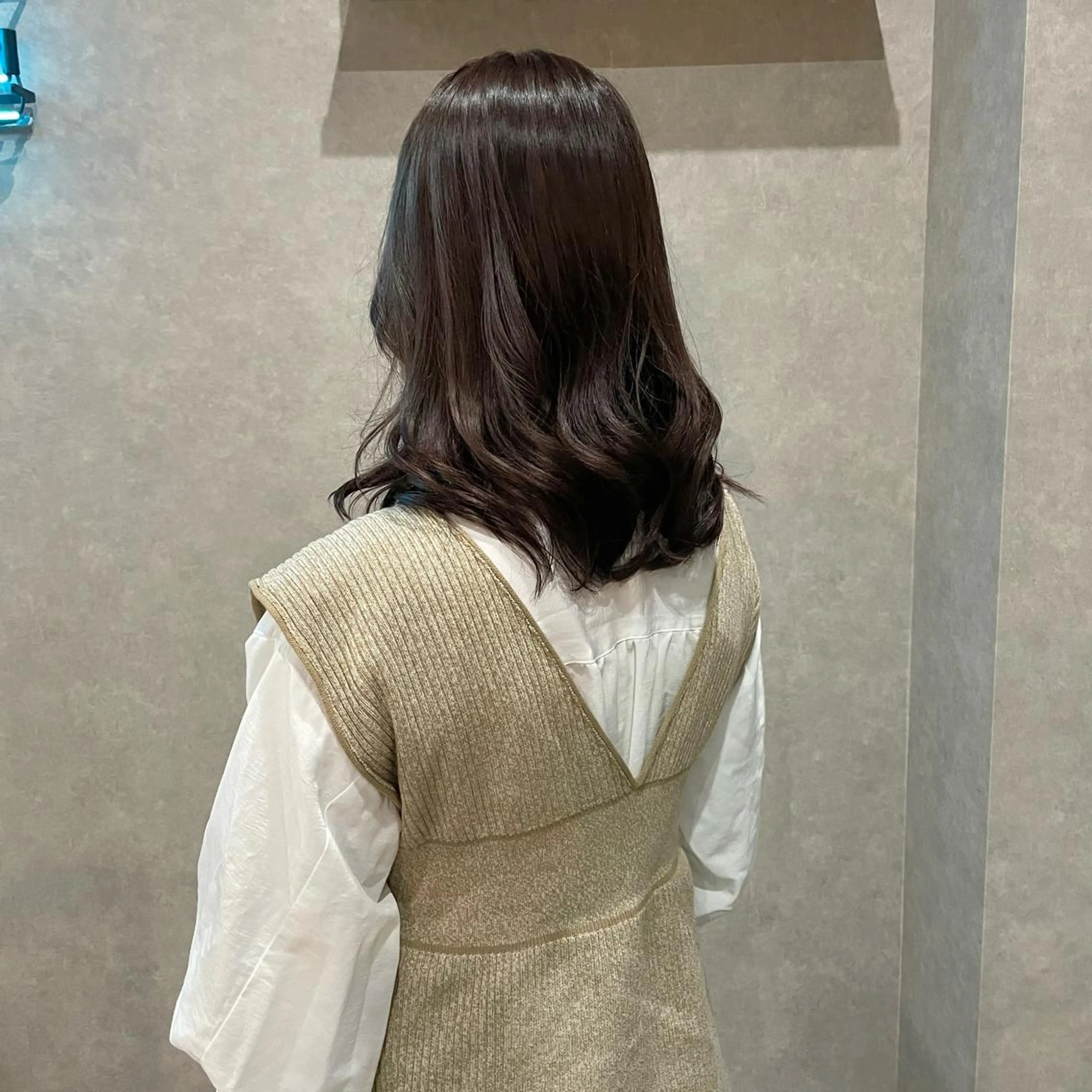 ミディアム カラー はちすか るかのヘアスタイル