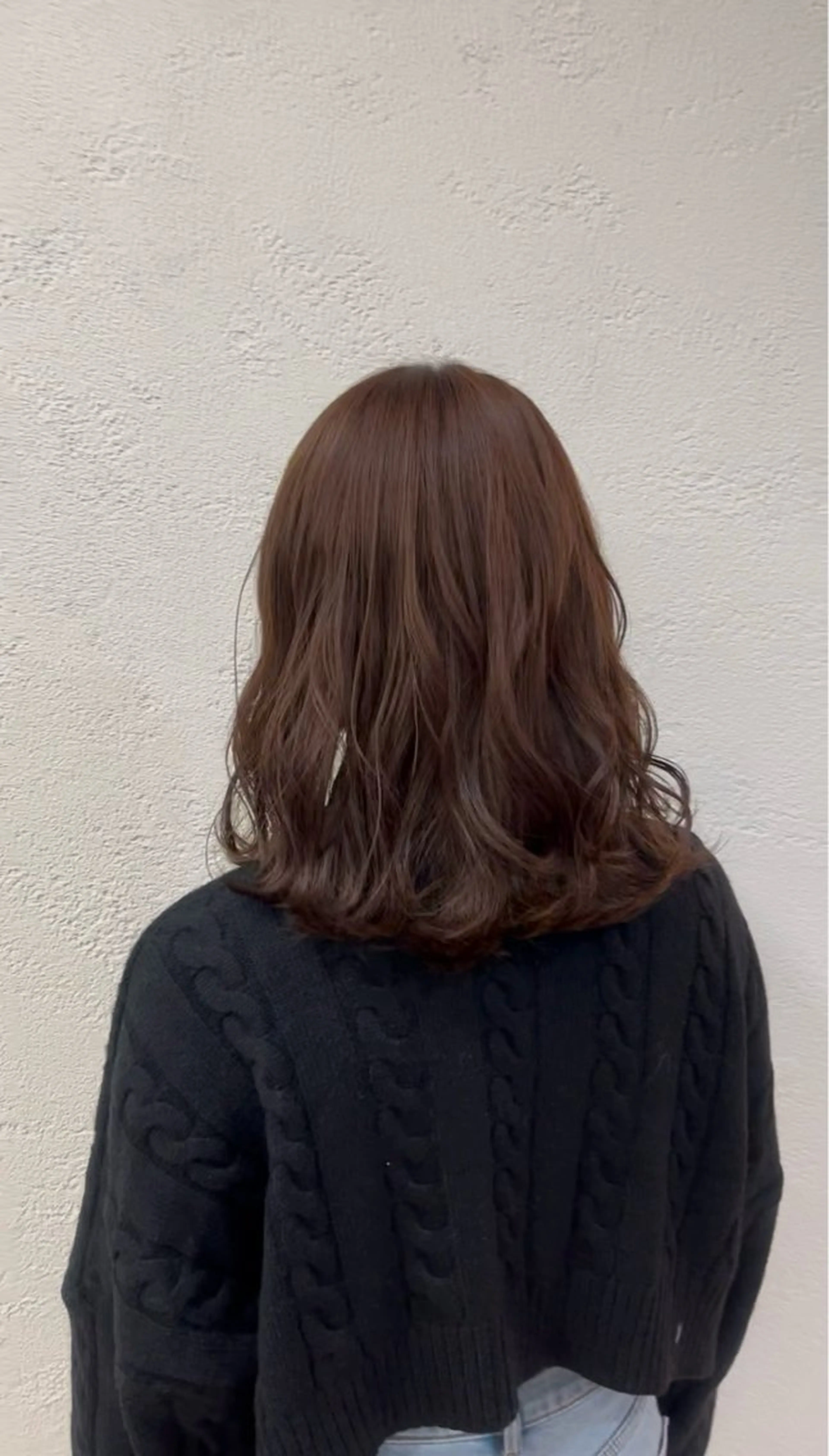 セミロング 山本 梨華のヘアスタイル