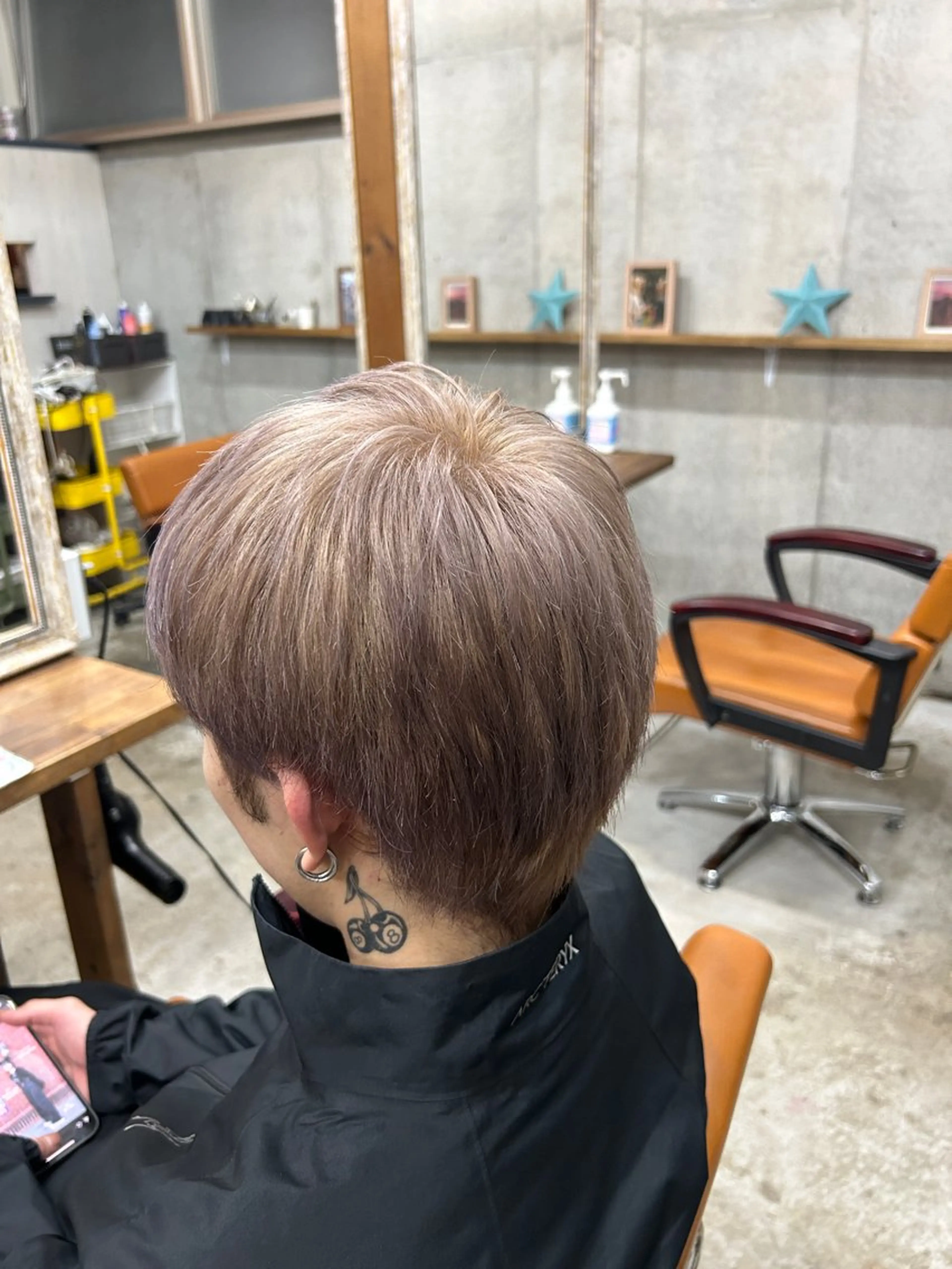 骨格似合わせカット＋Wカラー＋TOKIOトリートメント☘️の写真