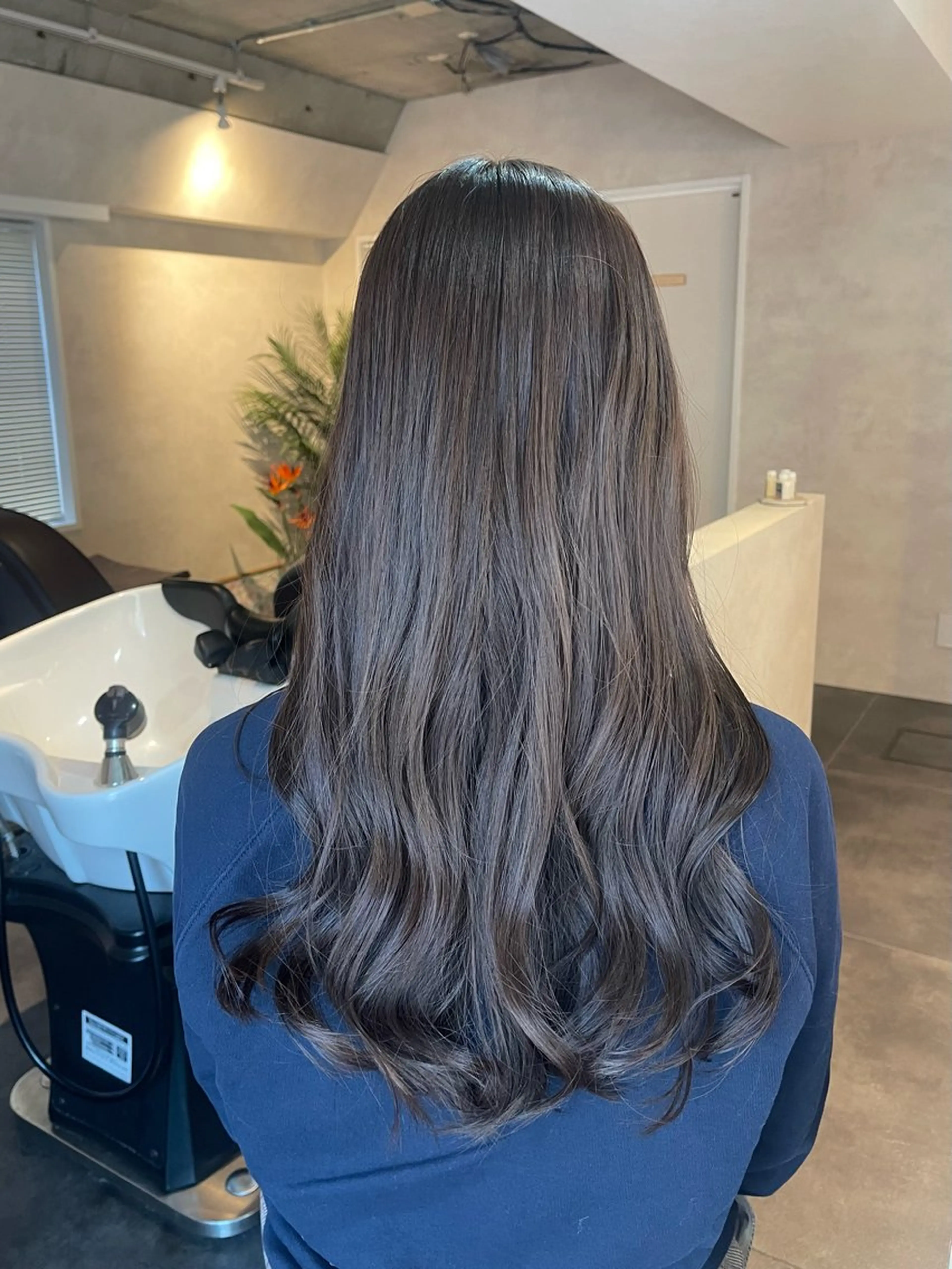 ロング カラー hair design SUN room【サンルーム渋谷】所属・レイヤーボブ/渋谷 /メンズyuinaのヘアスタイル