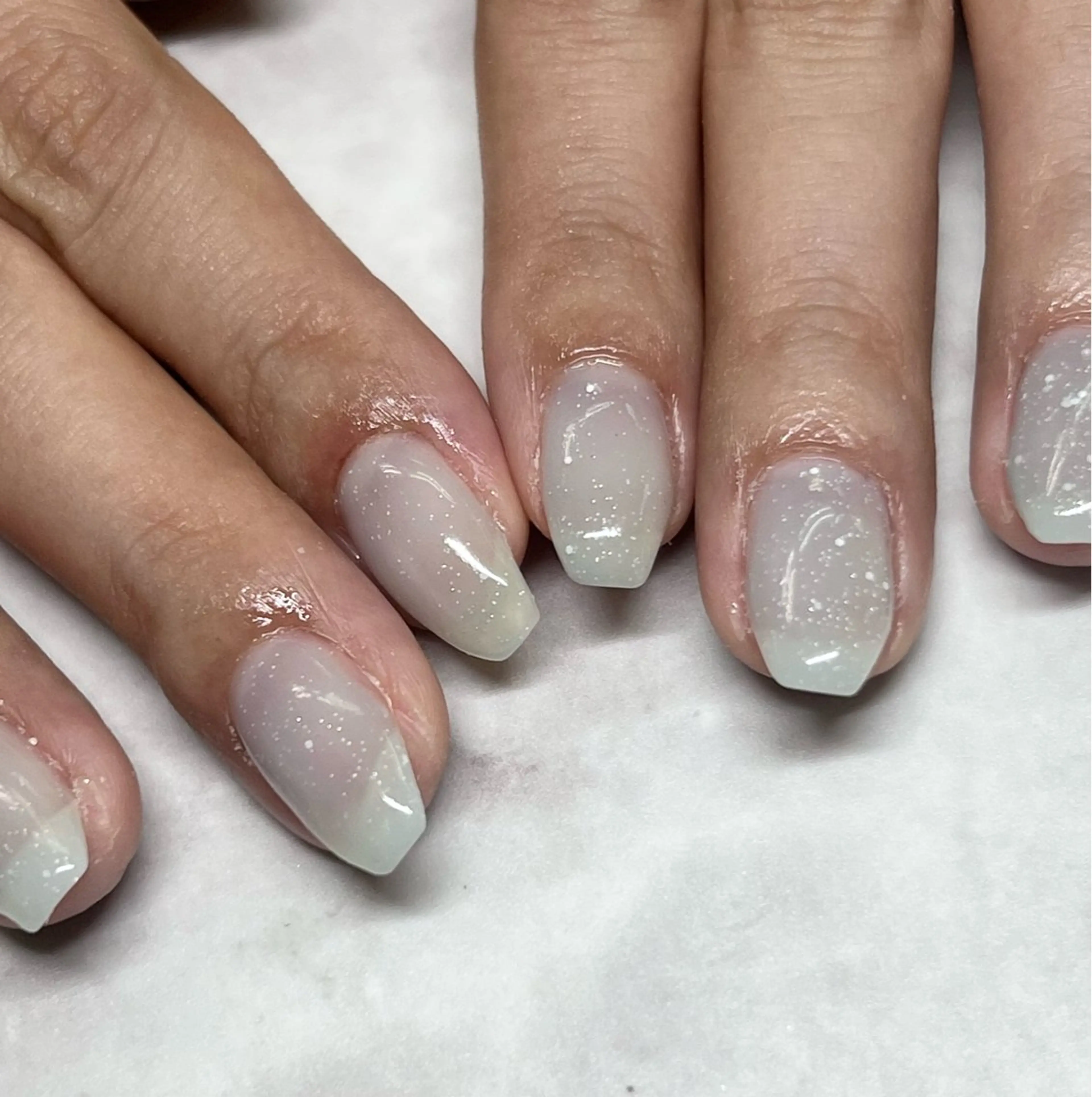 ネイル 水色 Bianca Yoshidaのネイルデザイン