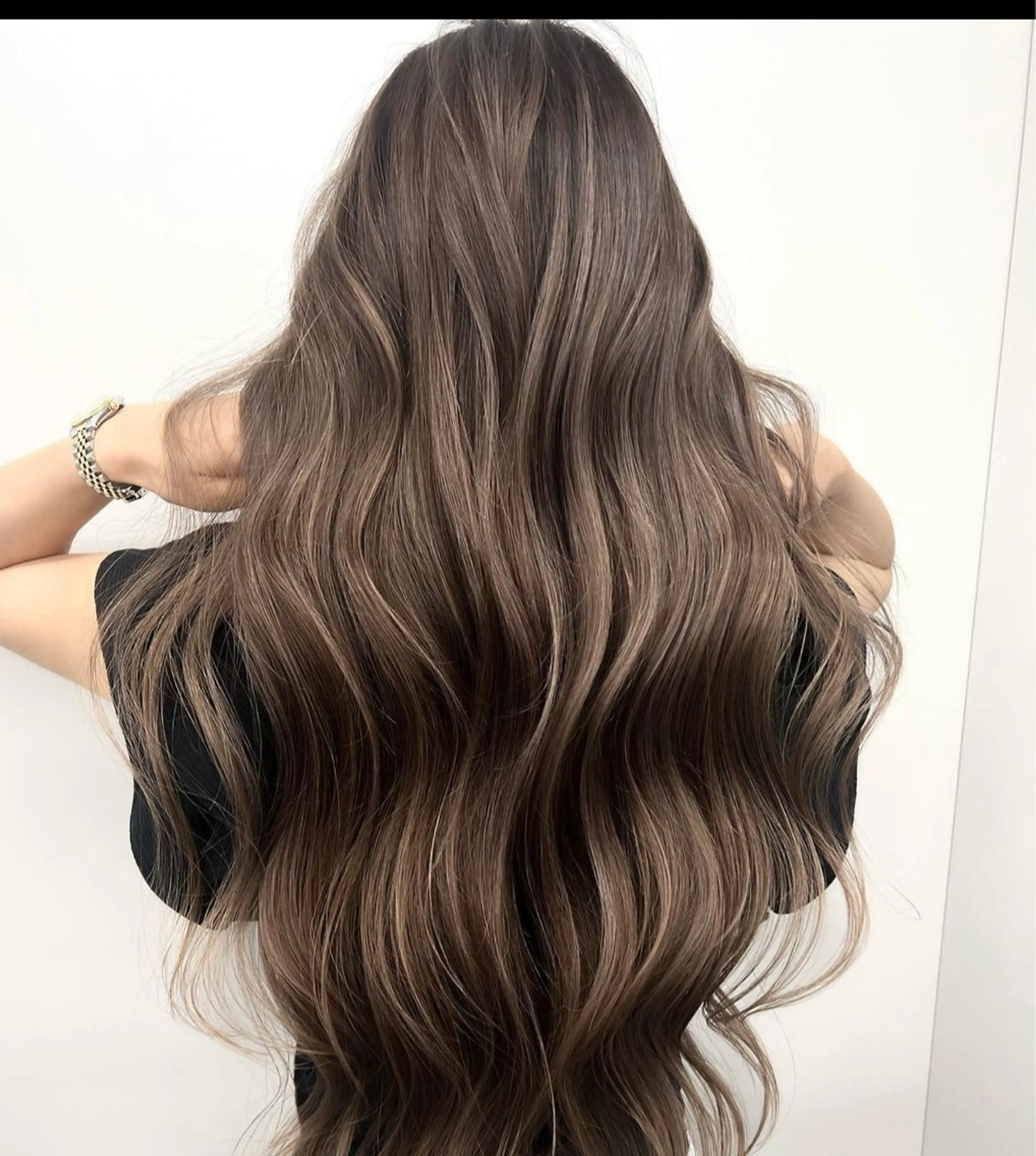 ロング カラー ハイライトカラー ハイライト 小顔ボブ jilblanカホのヘアスタイル