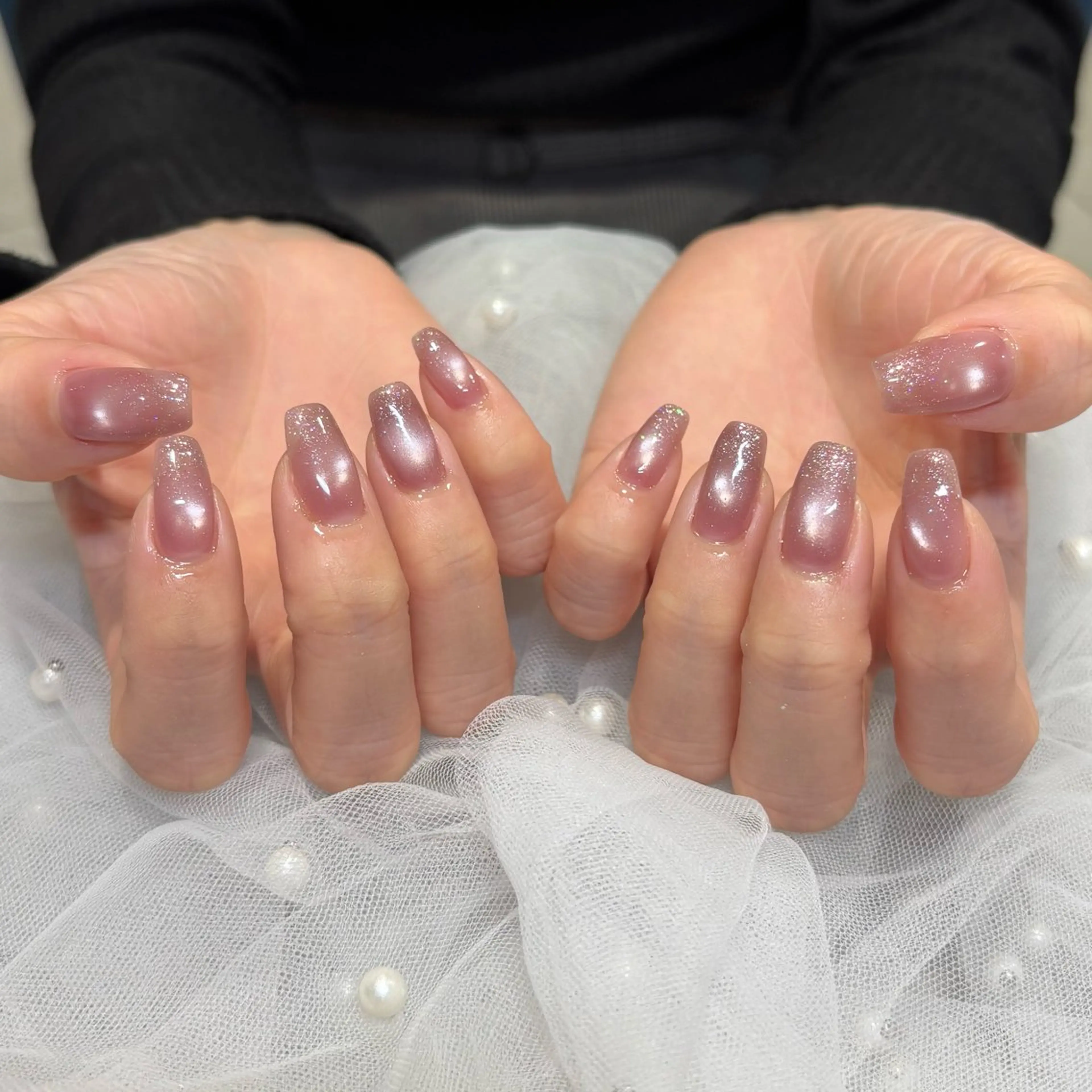 ネイル ピンク 春ネイル ハンドネイル 荒巻 めいのネイルデザイン