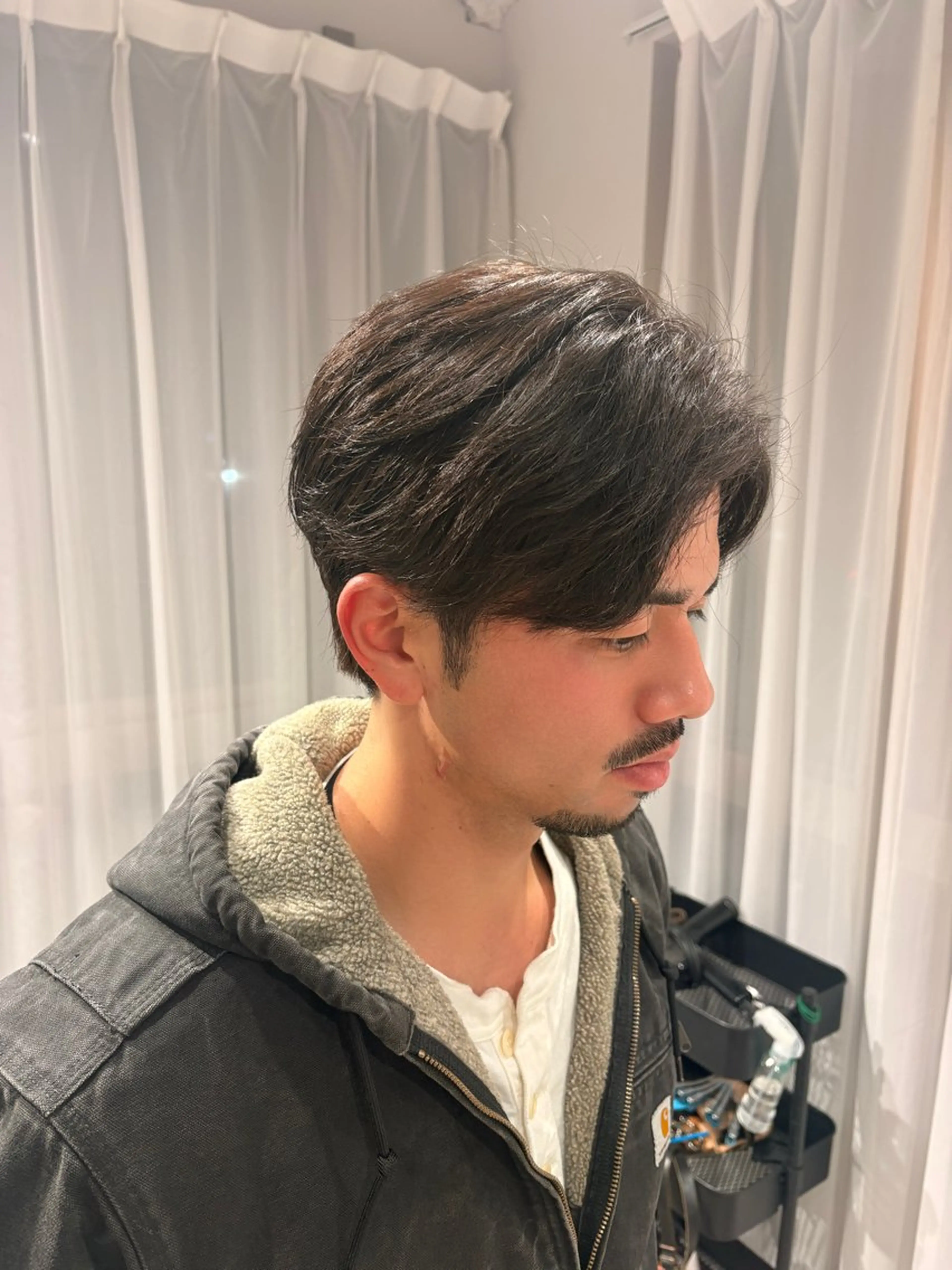 ミディアム メンズ カット Yin Yang 下北沢所属・エイヤ/メンズパーマ 🪮/カラー🌈のヘアスタイル