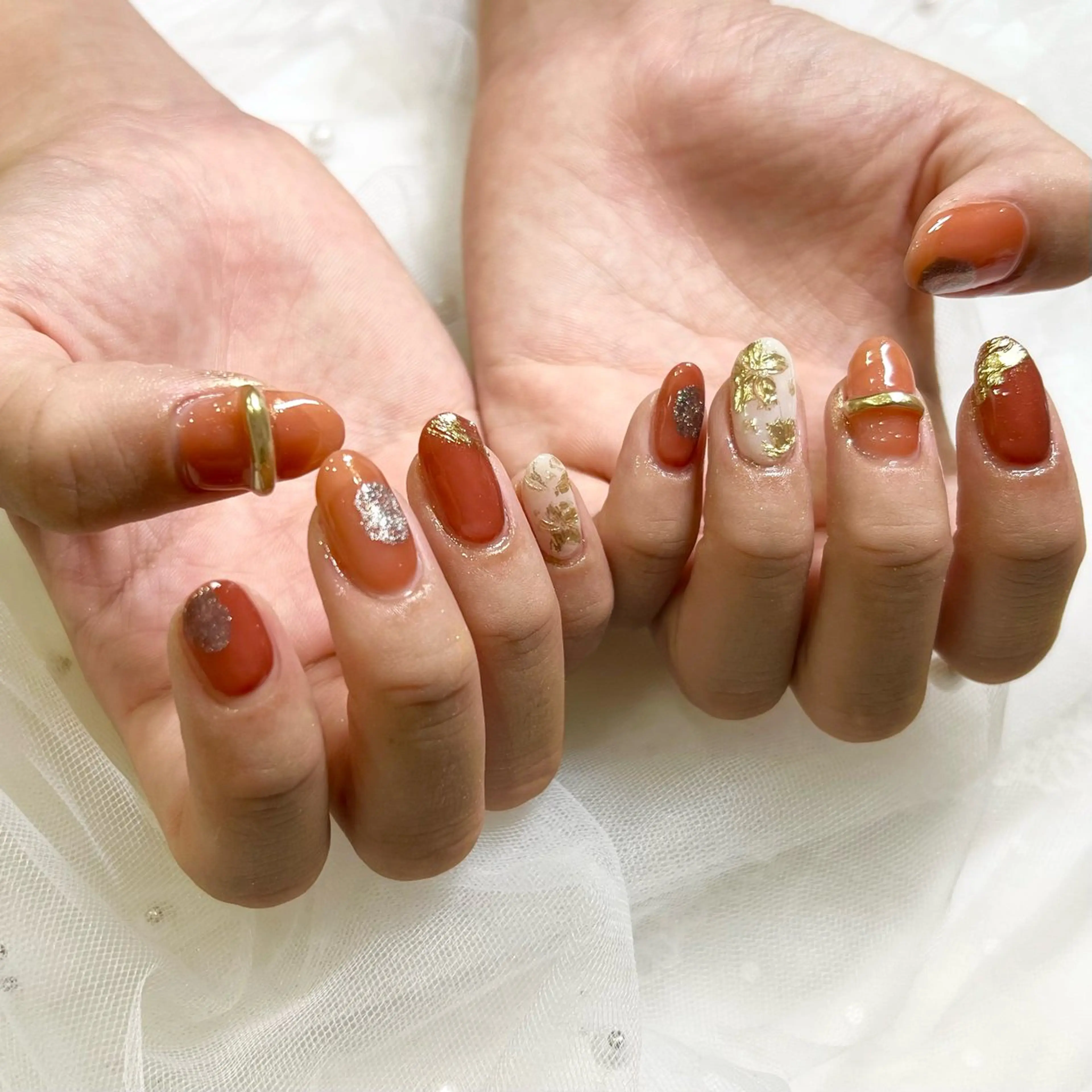 ネイル ハンドネイル 🧡Shine船橋 鳴海🧡のネイルデザイン