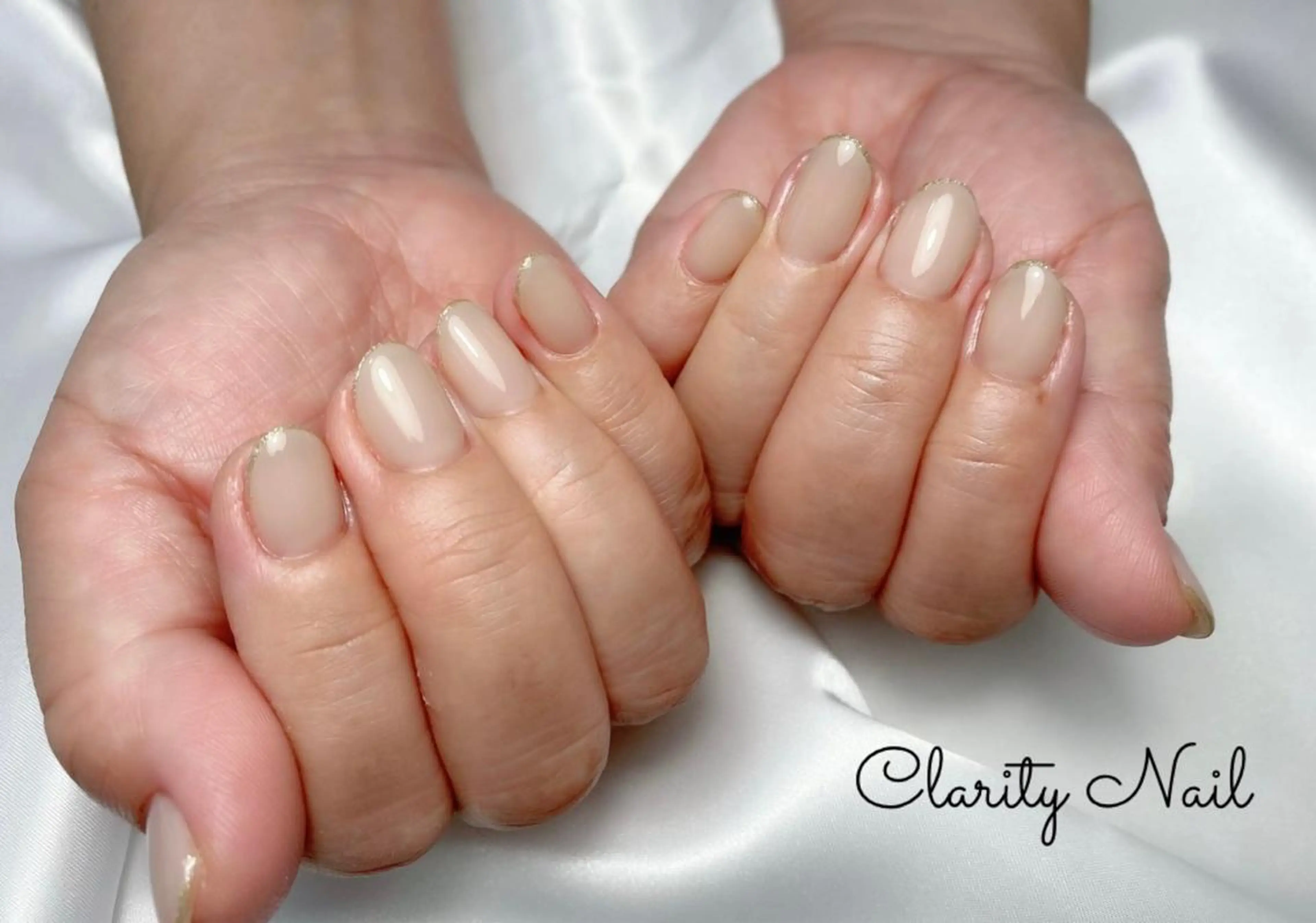 ネイル ラメ(グリッター) ワンカラーネイル ハンドネイル Clarity Nailのネイルデザイン