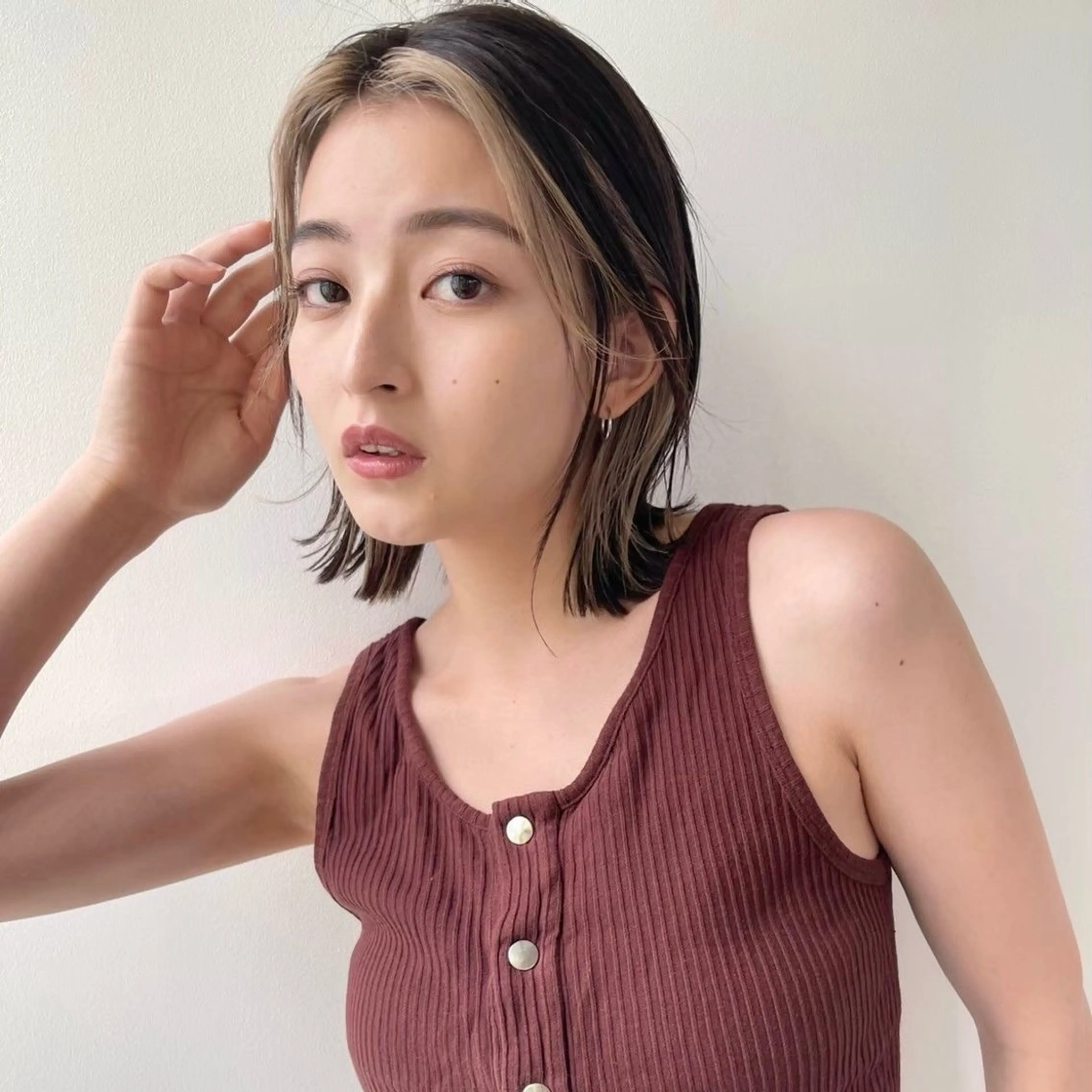 ショート カラー 透けるカラー 🫧‪かふうのヘアスタイル