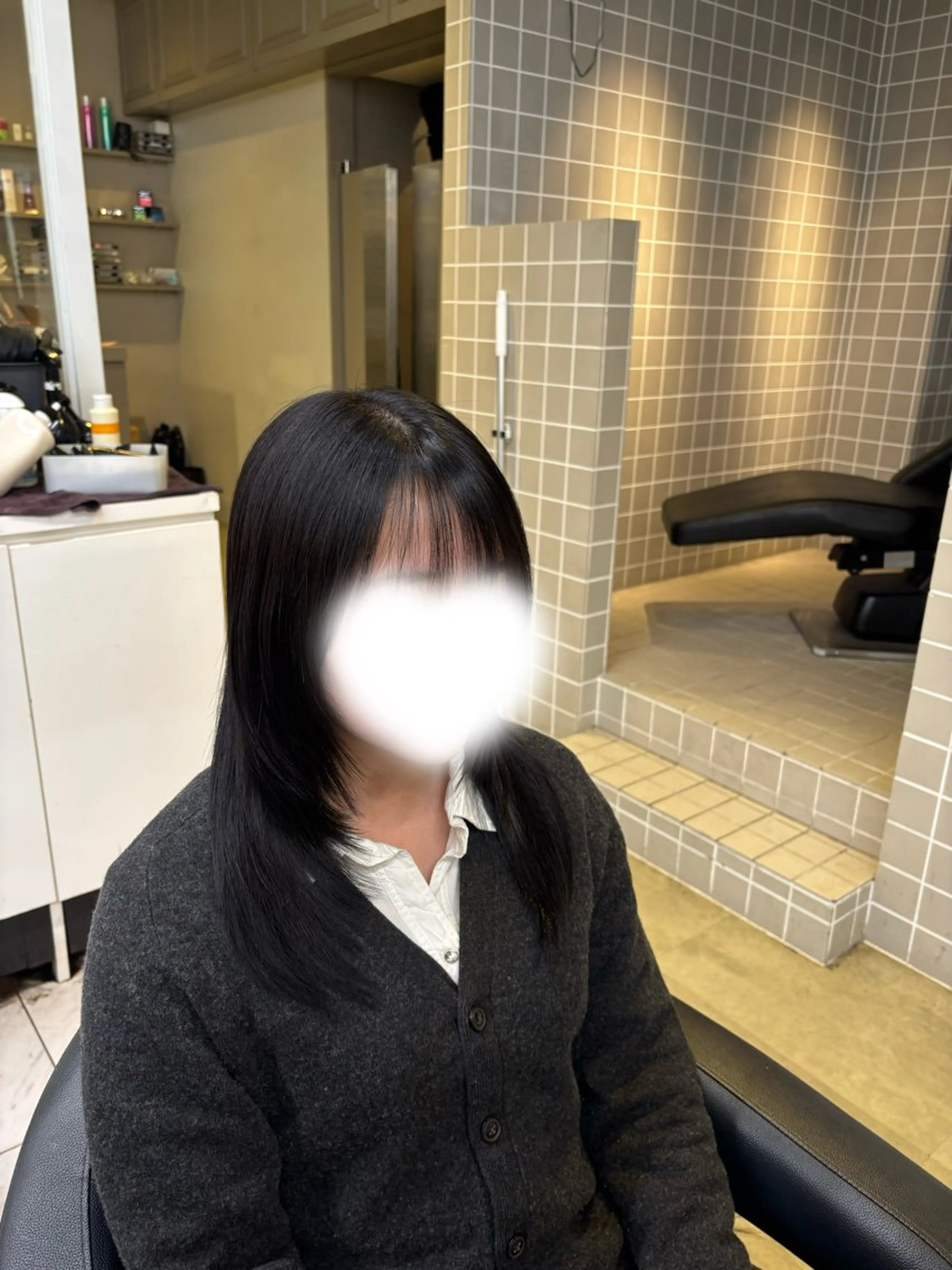 ロング カラー カット ヘアカラー トリートメント ヘッドスパ y2k✩︎⡱レイヤー ウルフ/オリーブ🍀のヘアスタイル