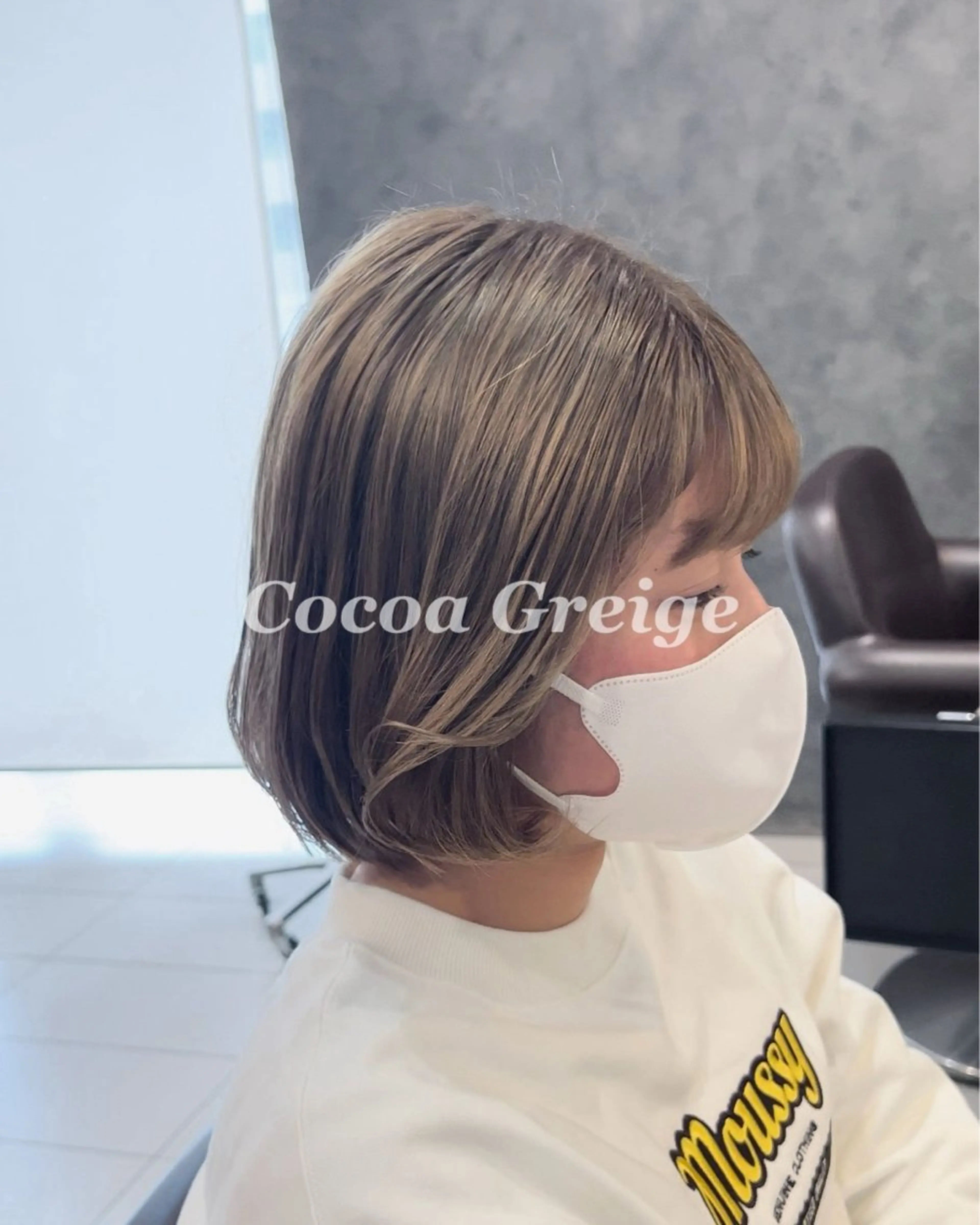 ショート カラー ヘアカラー 透明感カラー/ 藤原リックのヘアスタイル