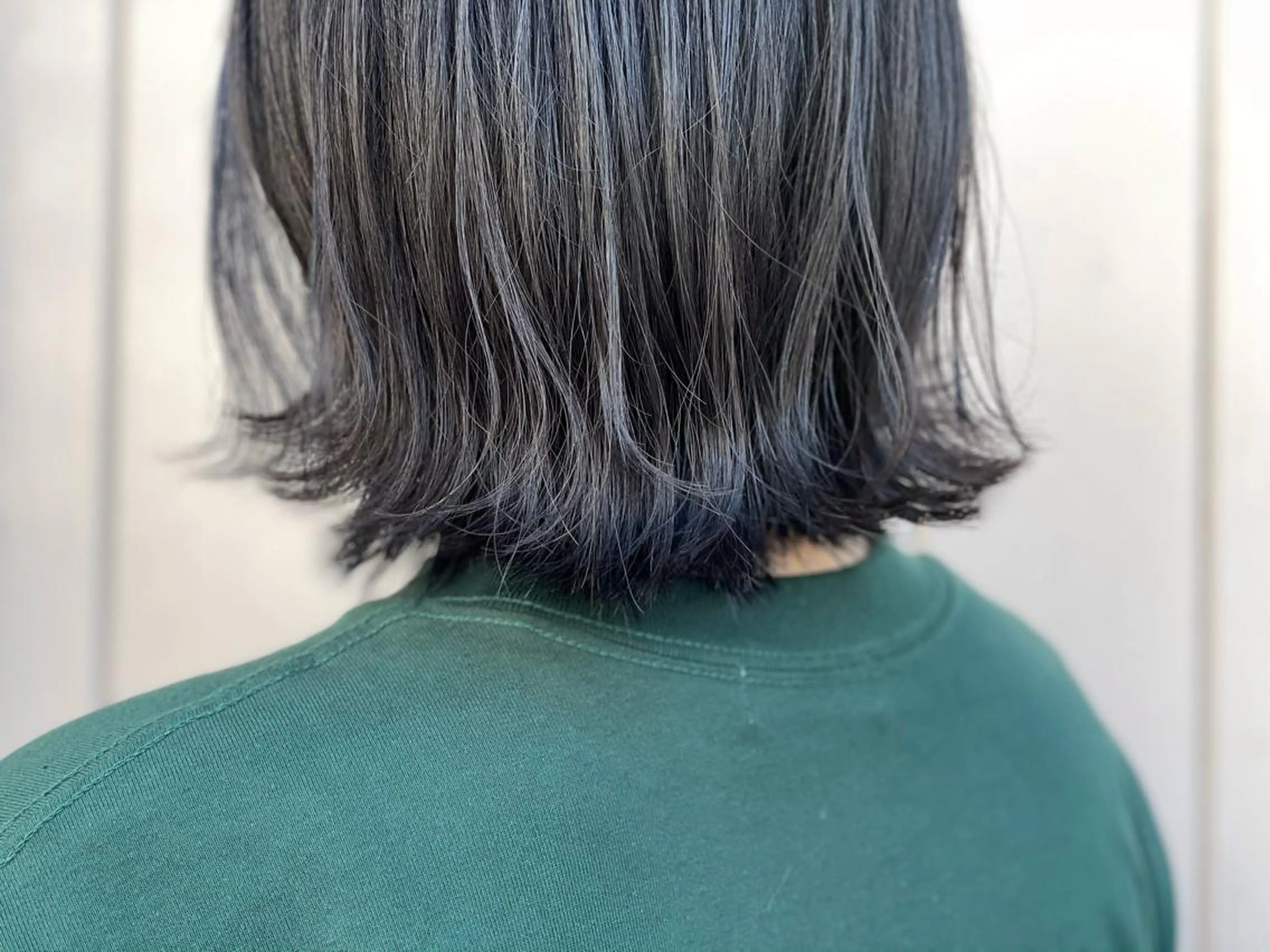 ミディアム アッシュ ボブ 🍎佐藤 成美🍎のヘアスタイル