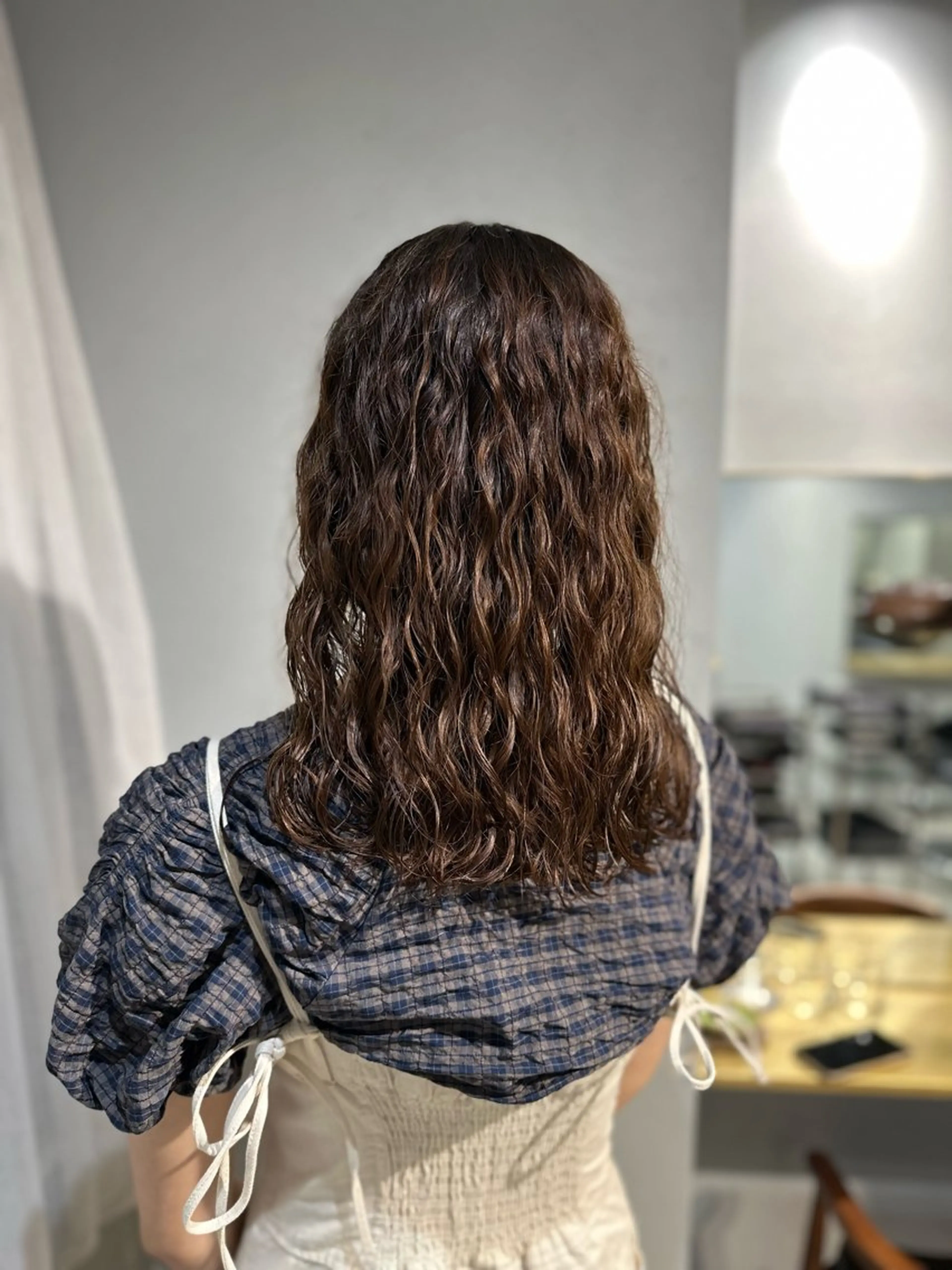 ロング パーマ デジタルパーマ カット パーマ トリートメント ウェーブパーマ/ レイヤー/齋藤大貴のヘアスタイル