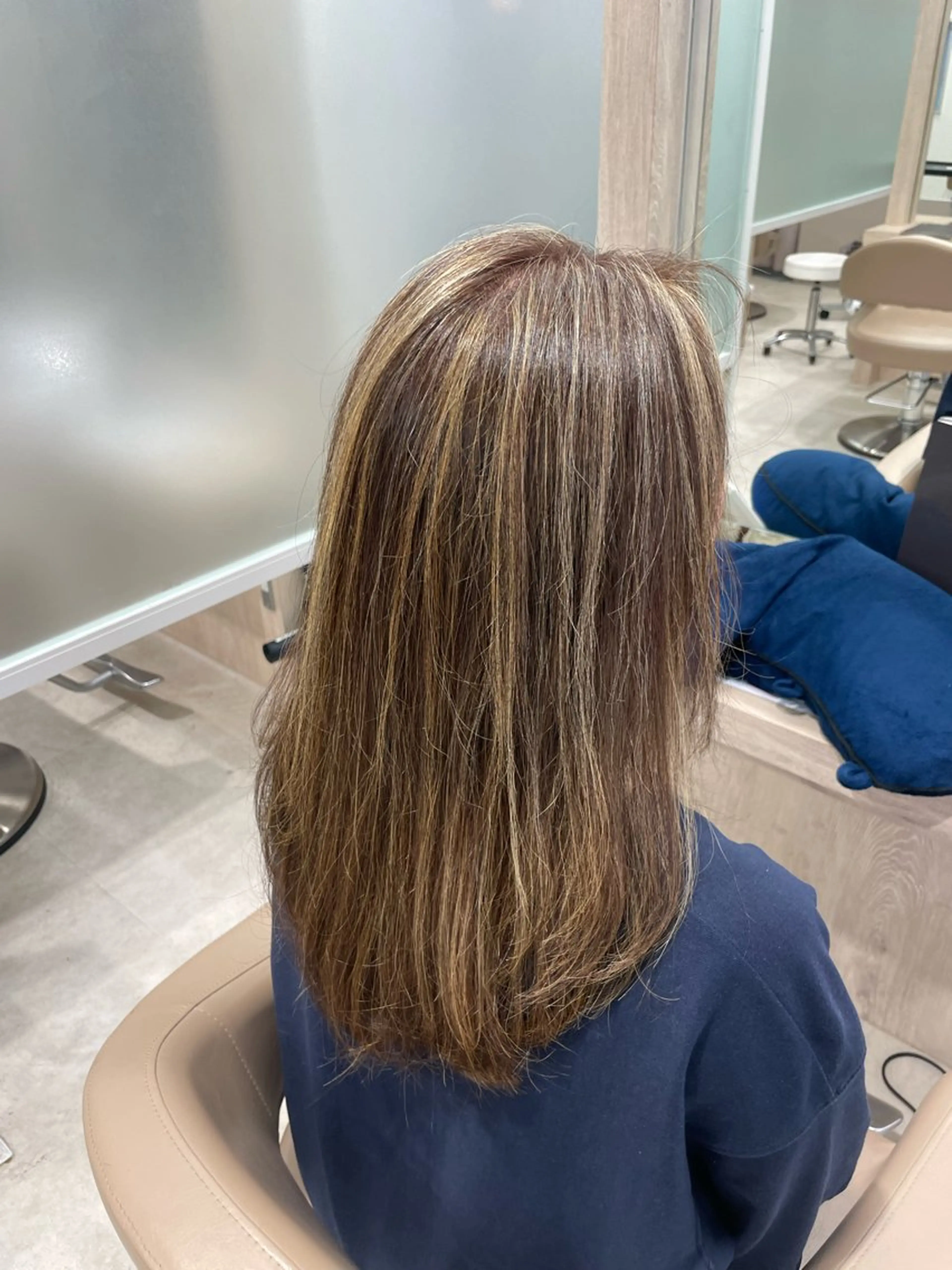 ロング カラー ハイライトカラー ハイライト カット ヘアカラー トリートメント EARTH菊名店👾 ひらのすぐるのヘアスタイル