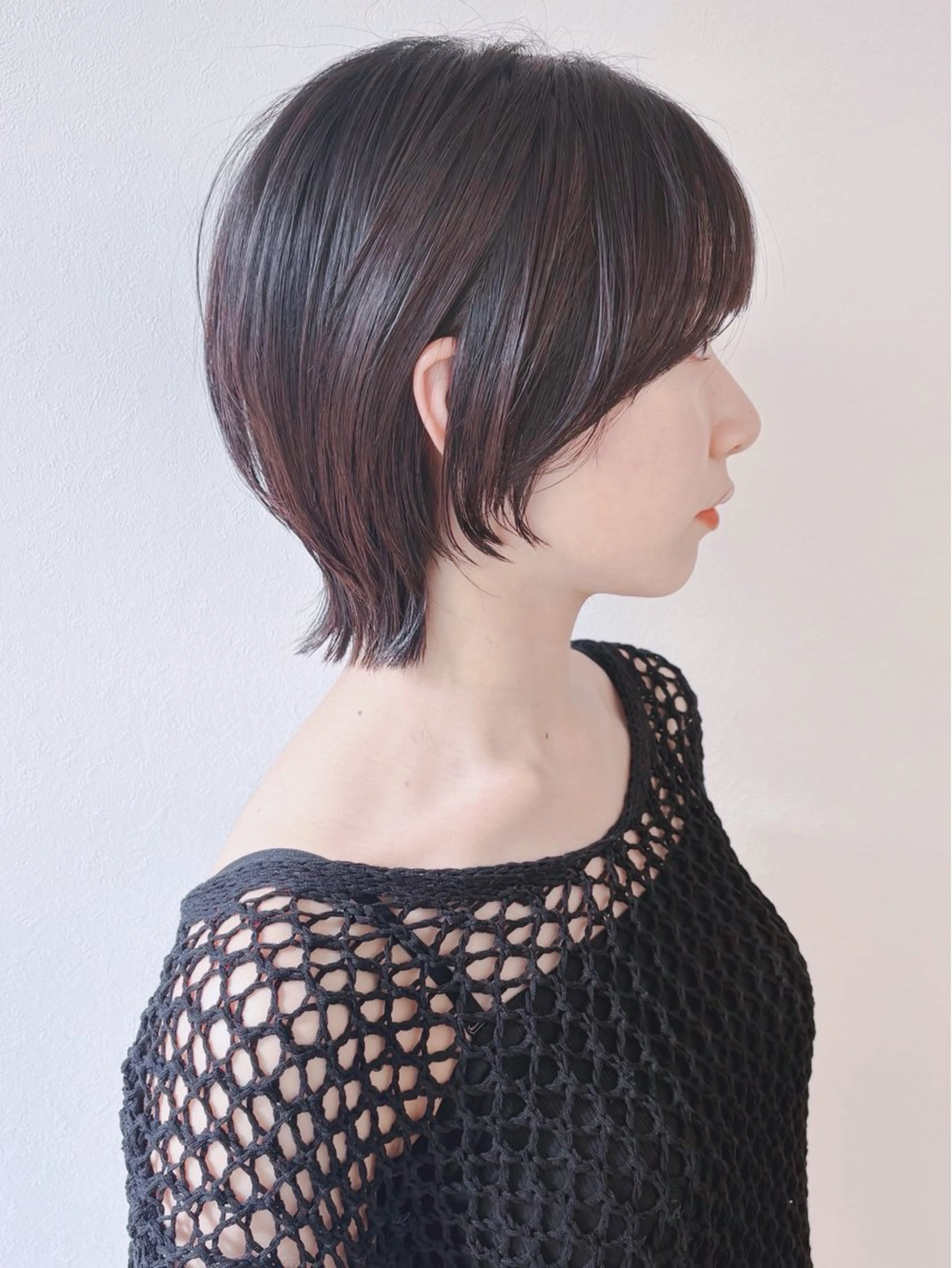 ショート カット ウルフ／レイヤー 🐺🌀寺門和紗のヘアスタイル