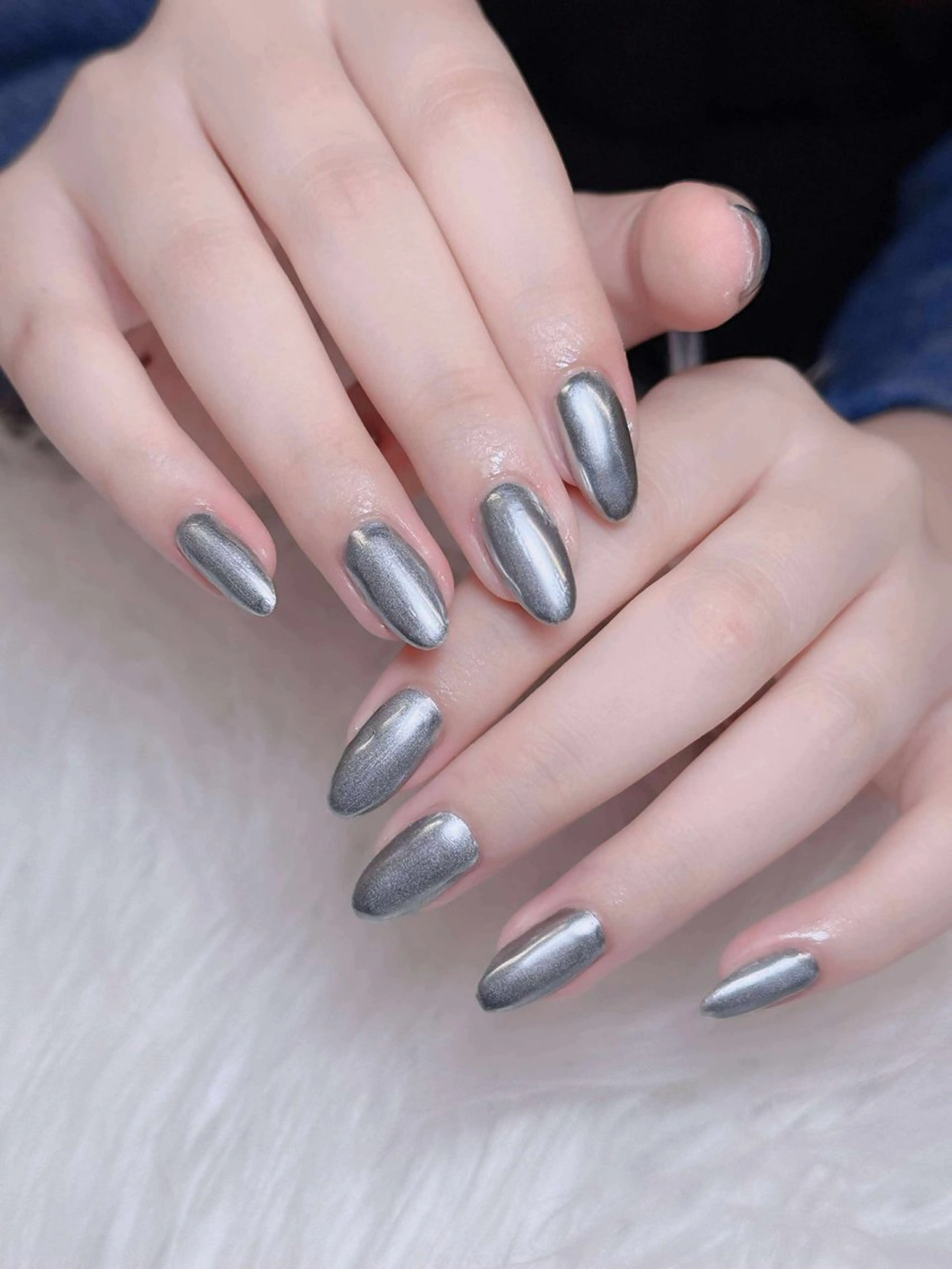 ネイル オーロラネイル チークネイル フットネイル フレンチネイル 韓国ネイル ハンドネイル Lumi Nailのネイルデザイン