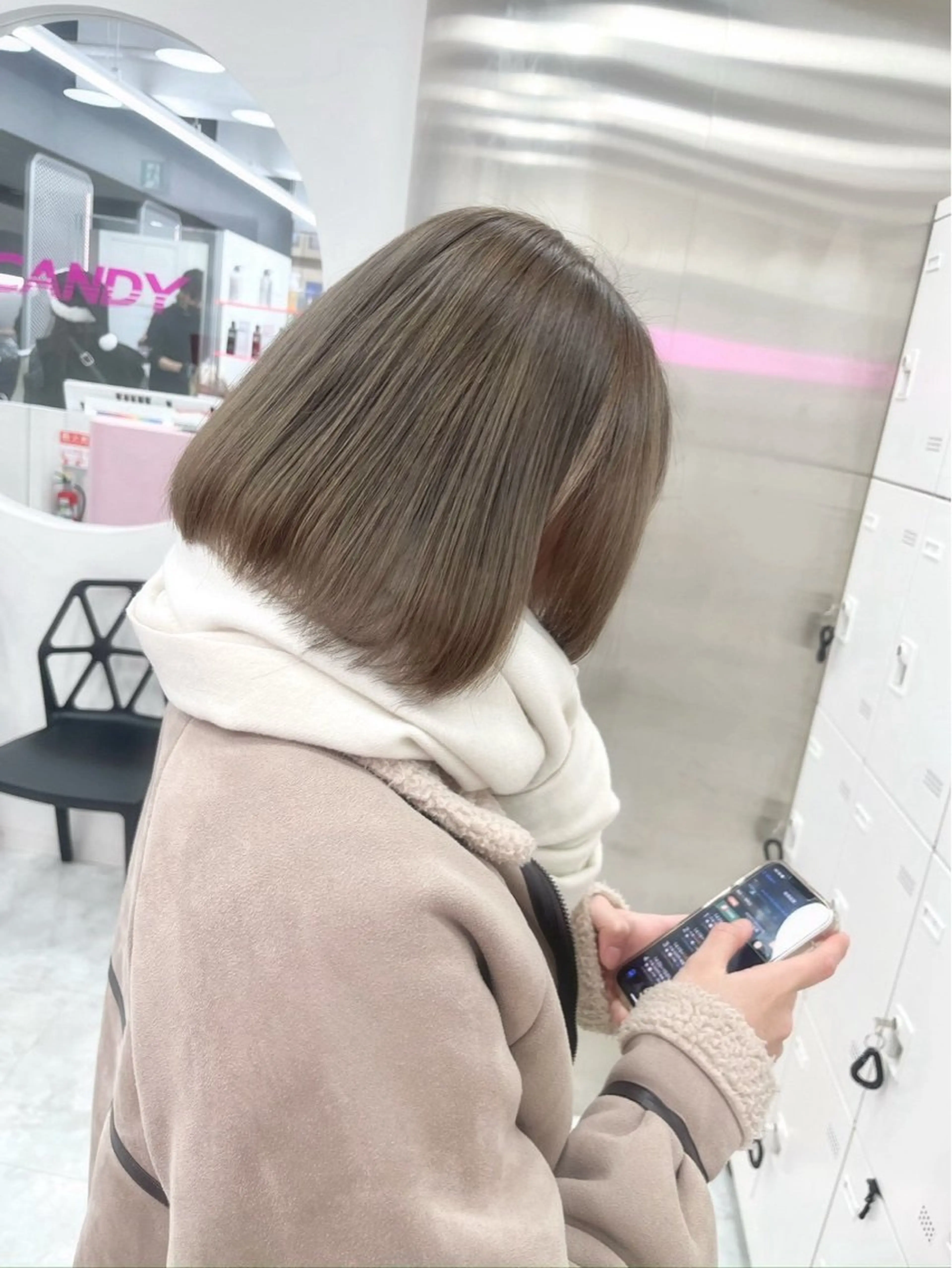 ロング カラー ヘアアレンジ メンズ トリートメント 小高 咲蘭のヘアスタイル