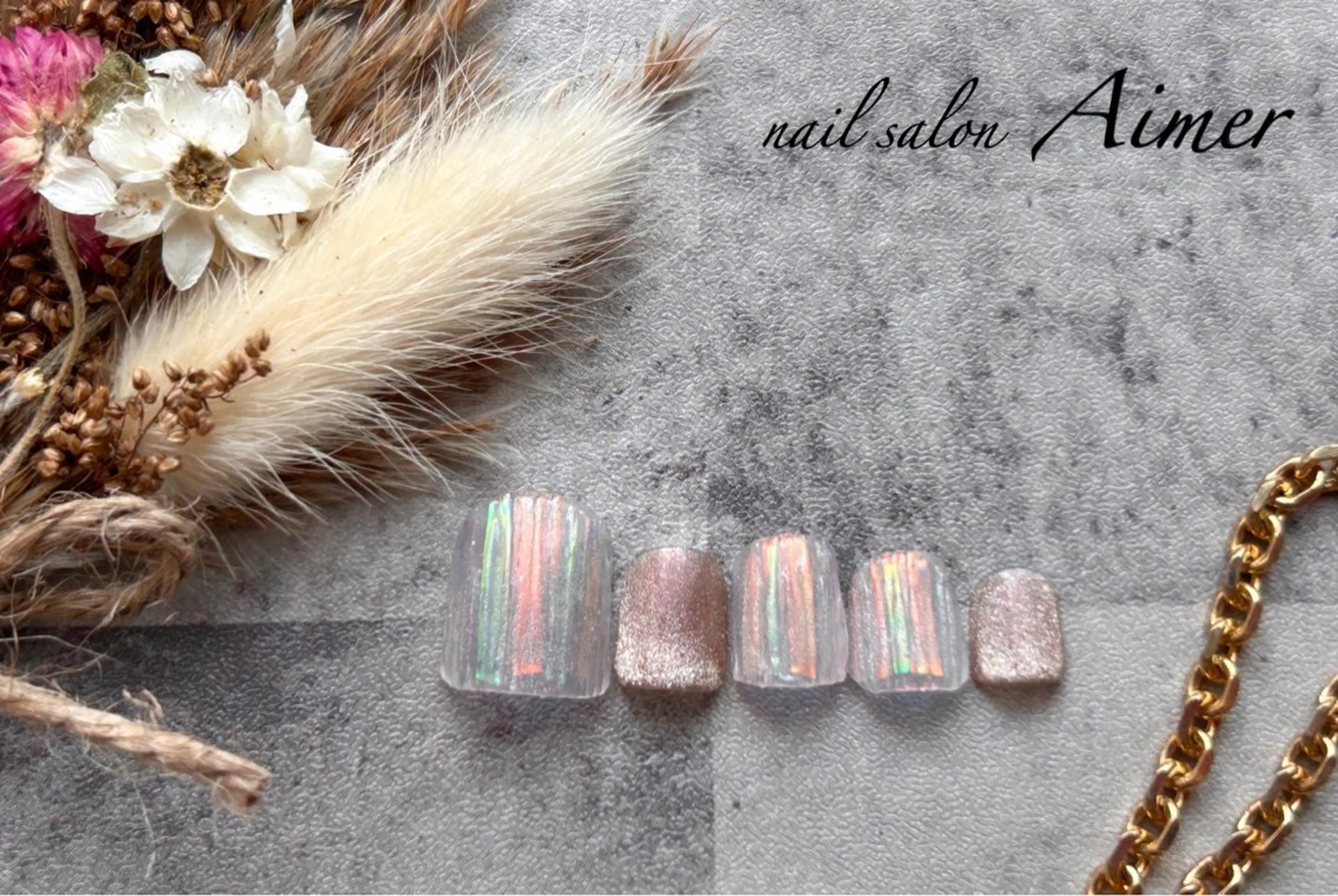 ネイル フットネイル nail salon Aimerのネイルデザイン