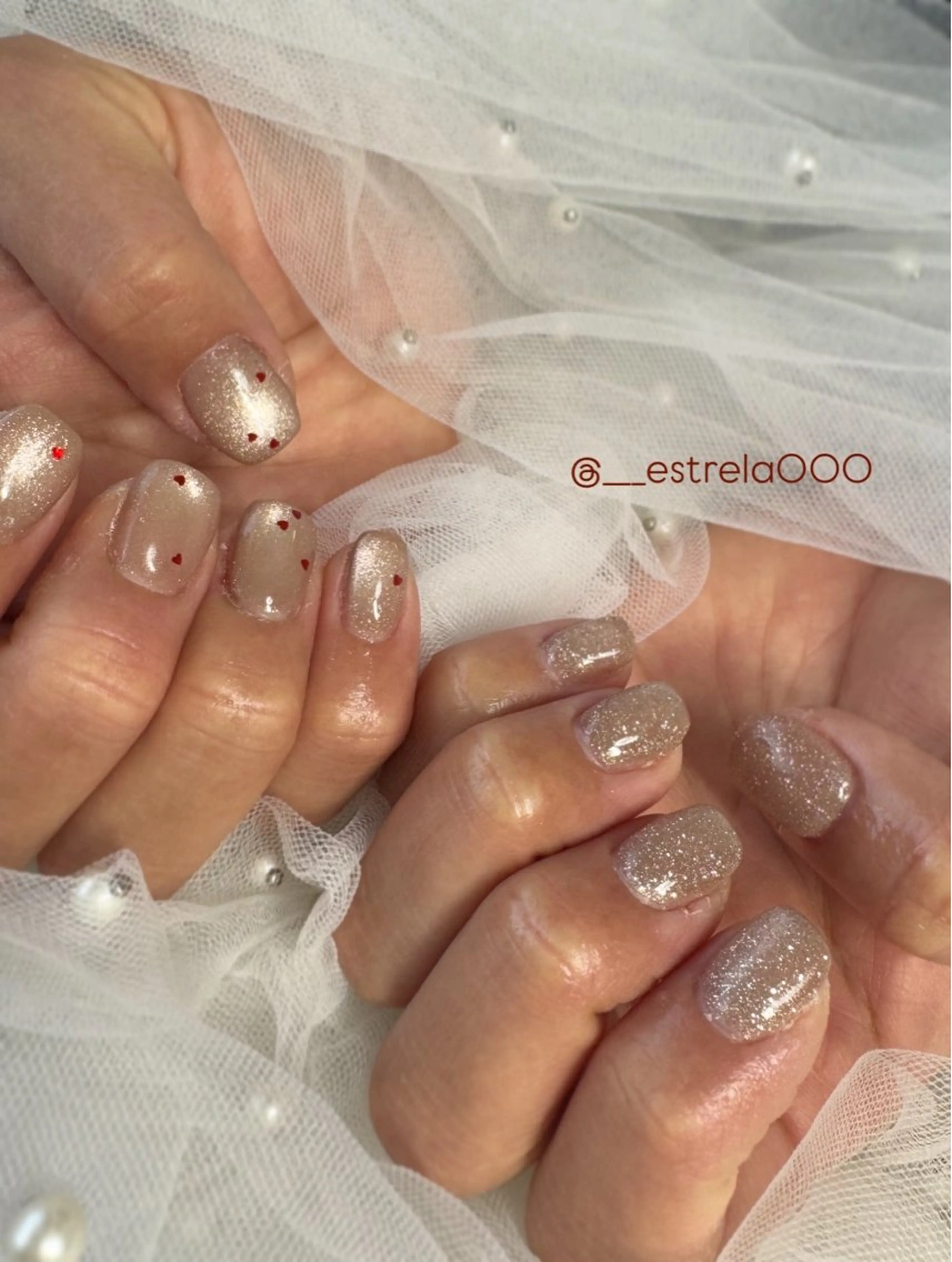 ネイル ハンドネイル estrela 🍑のネイルデザイン