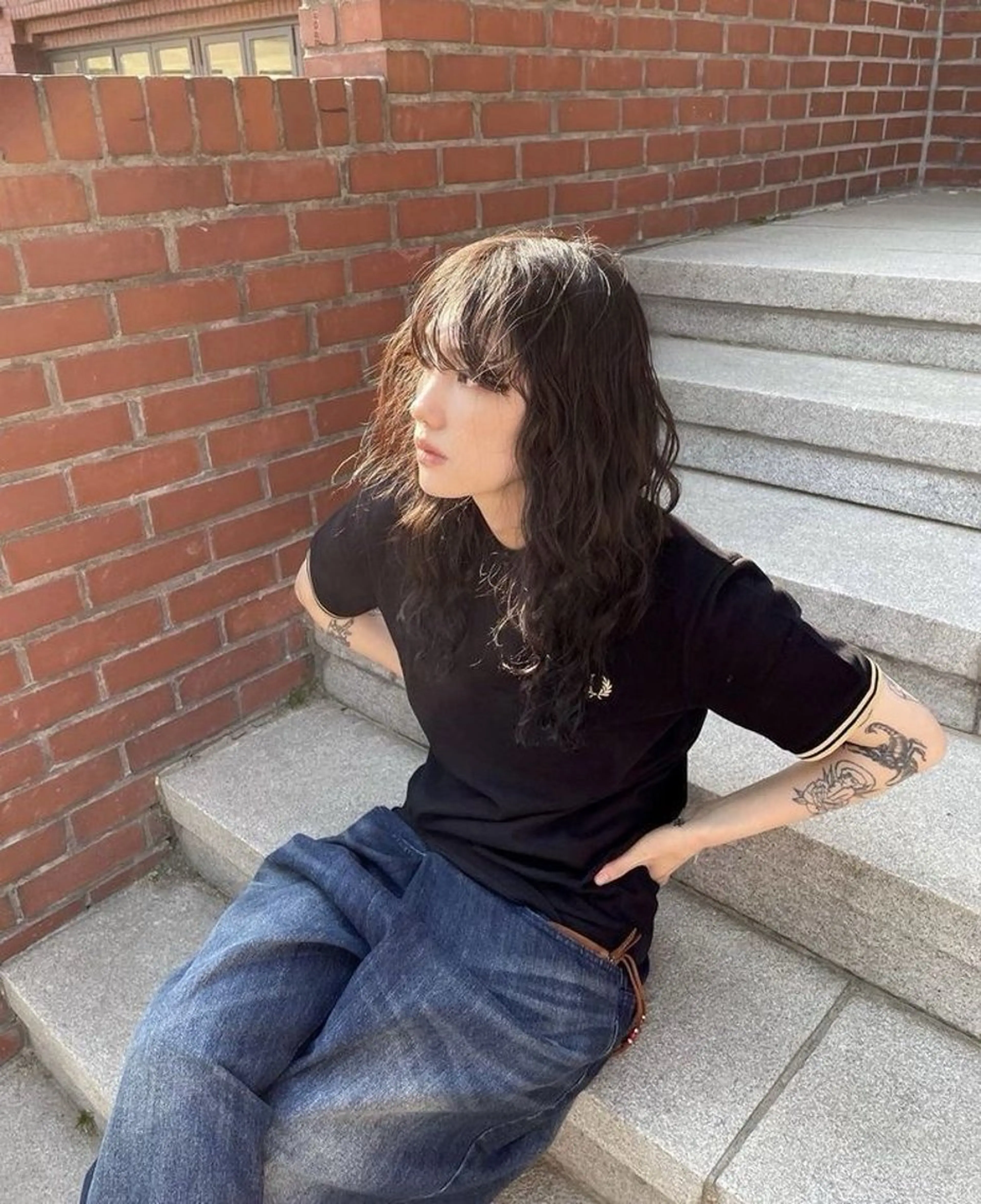 ロング カラー Gigi 代々木所属・りこ 11/4空きありのヘアスタイル