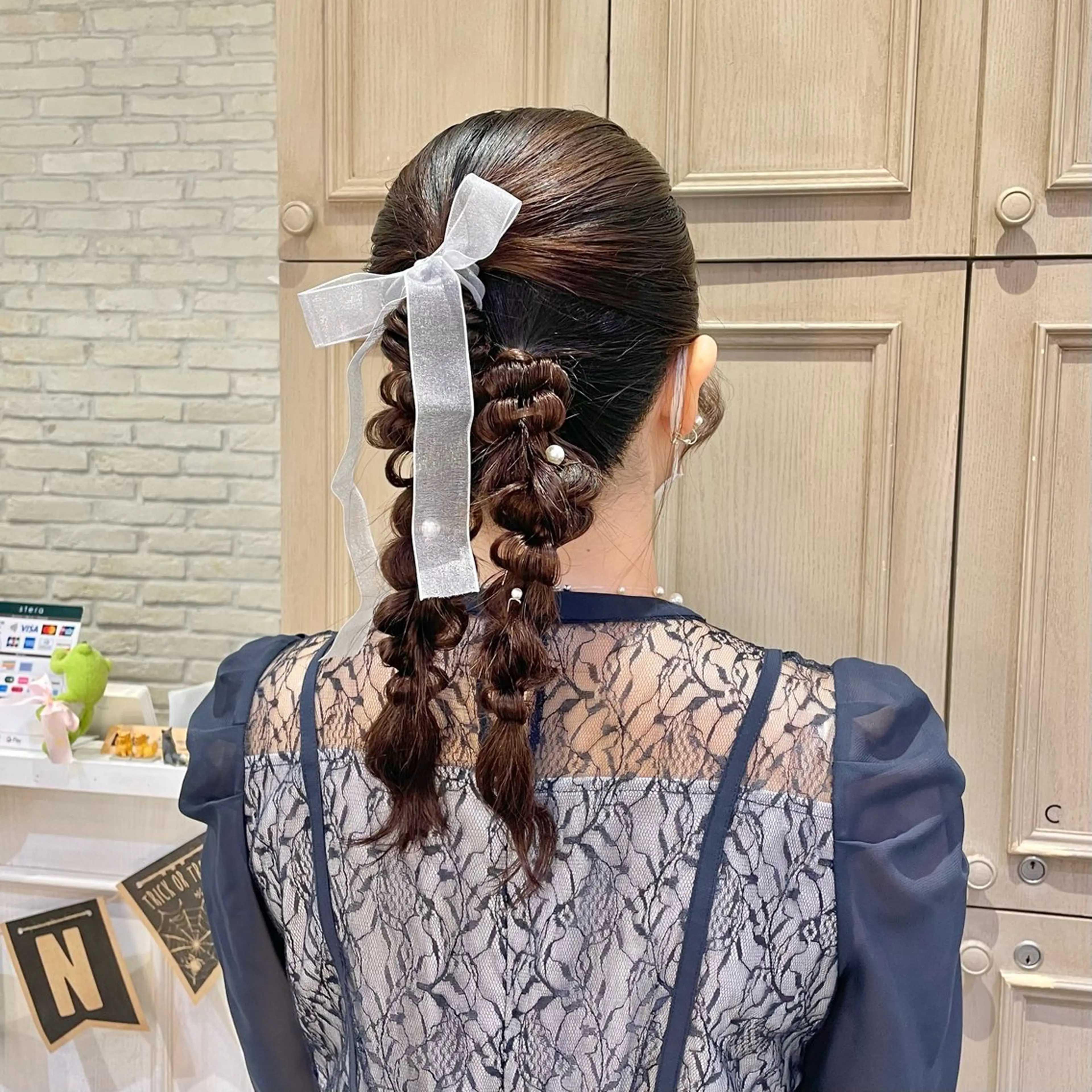 ヘアアレンジ ハイトーンカラー/ 長さだし🐇きょうかのヘアスタイル