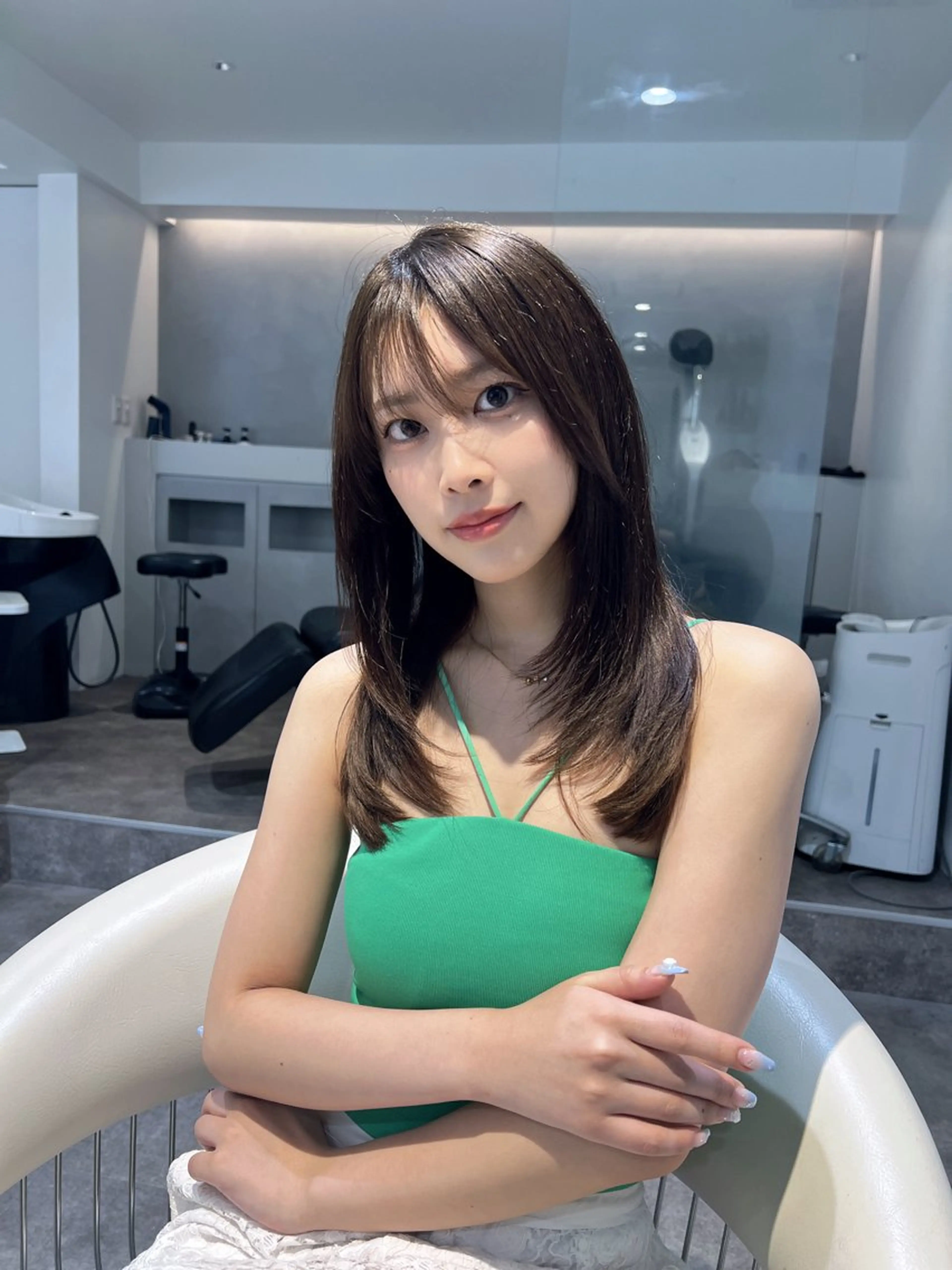 ミディアム カラー カット ヘアカラー トリートメント 💎透明感カラー特化 💎TAISEIのヘアスタイル