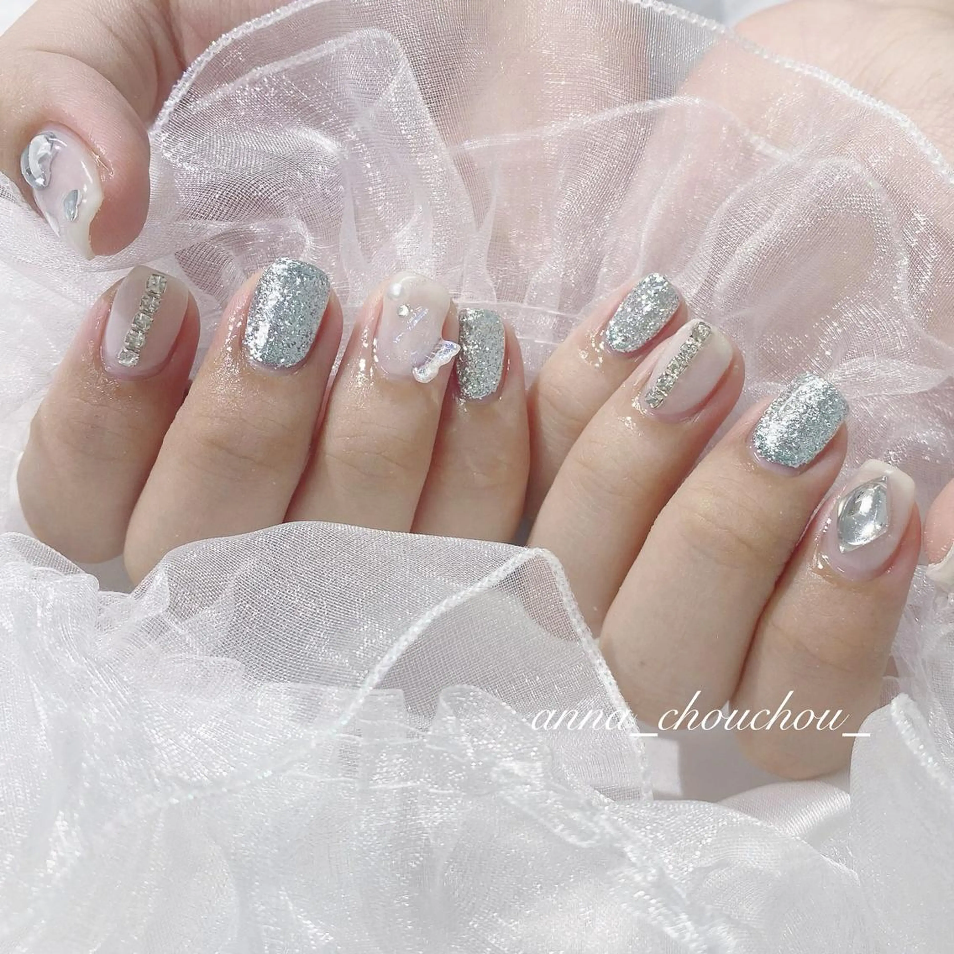 ネイル クリアネイル Anna Sano⭐️のネイルデザイン