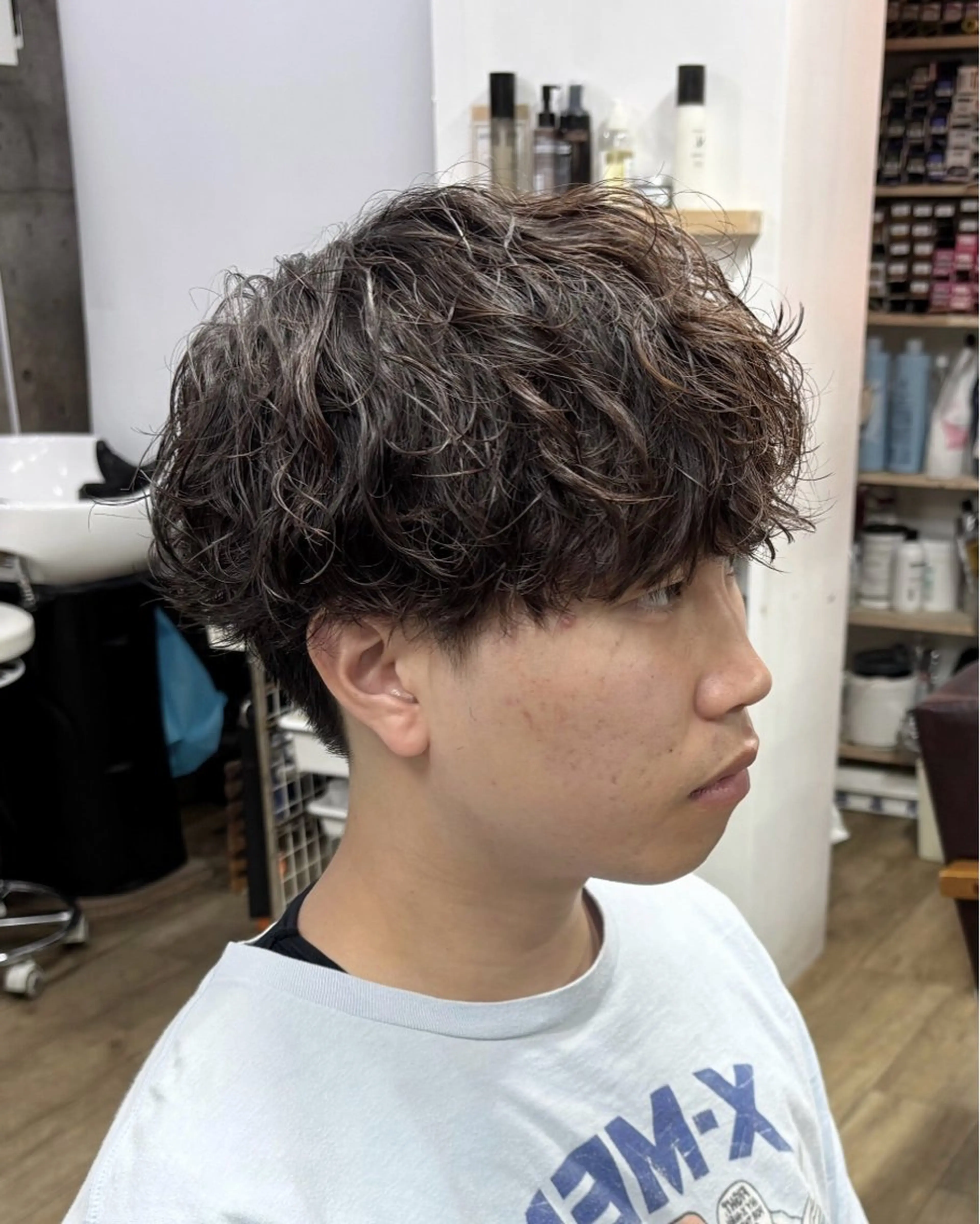 パーマ メンズ メンズパーマ homme, famille raugh【オム・ファミーユ・ラグ】所属・【メンズ特化】パーマ /マッシュ/たいちのヘアスタイル