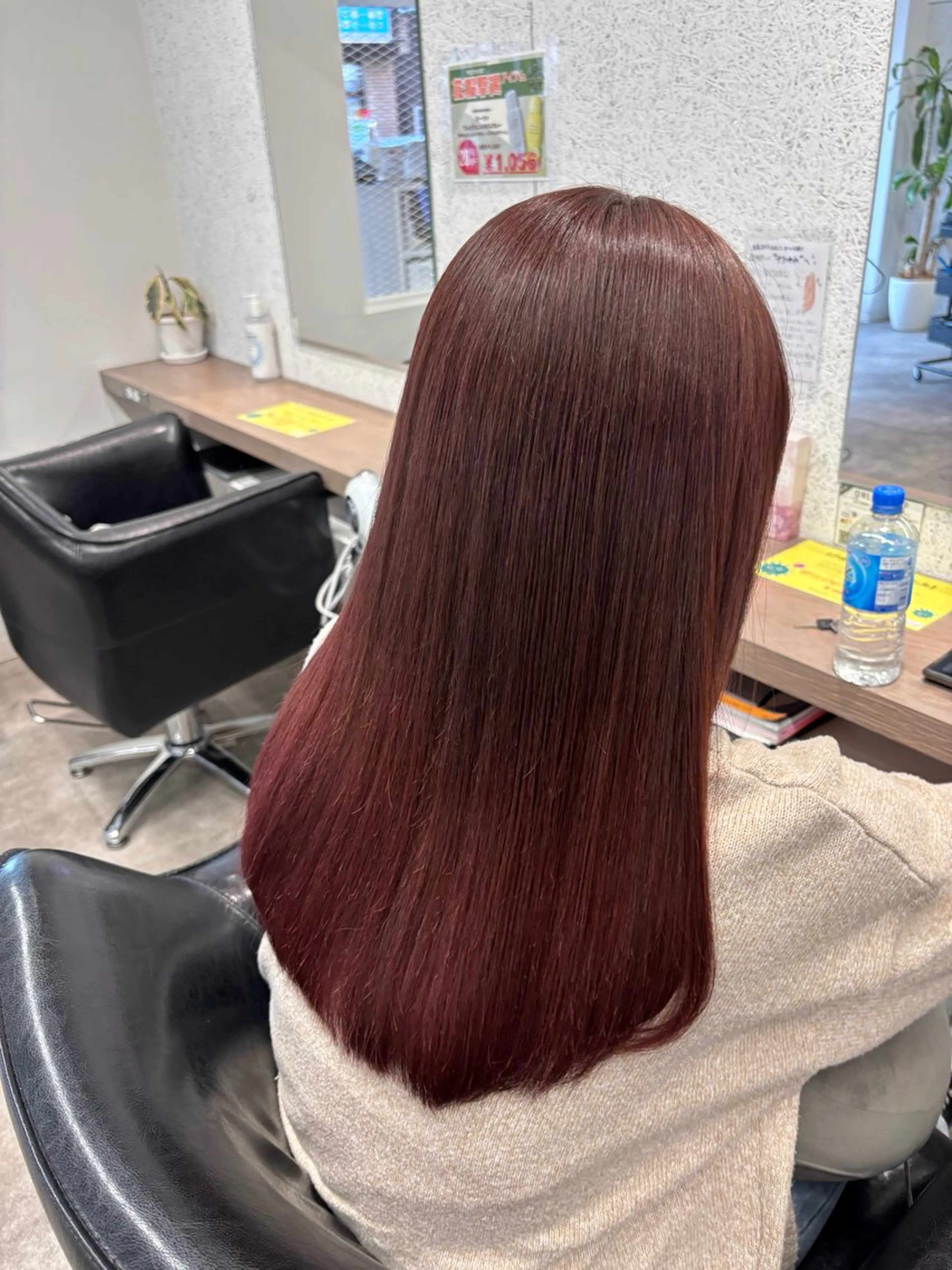 ロング ロング カット ヘアカラー トリートメント ボブ/透明感カラー/ 髪質改善/🌙/ルナのヘアスタイル