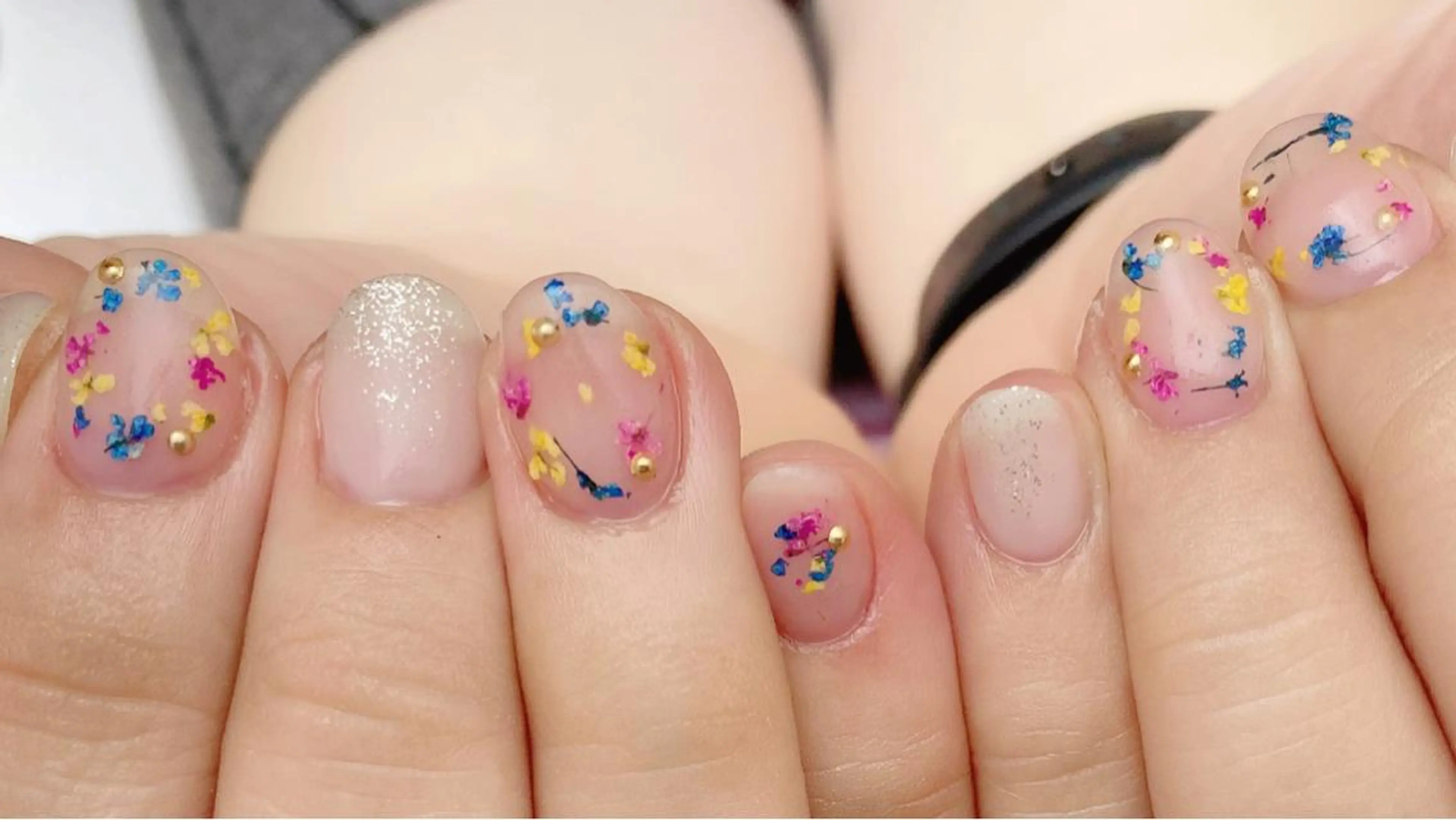 ネイル フラワーネイル ハンドネイル ハンドケア u sのネイルデザイン