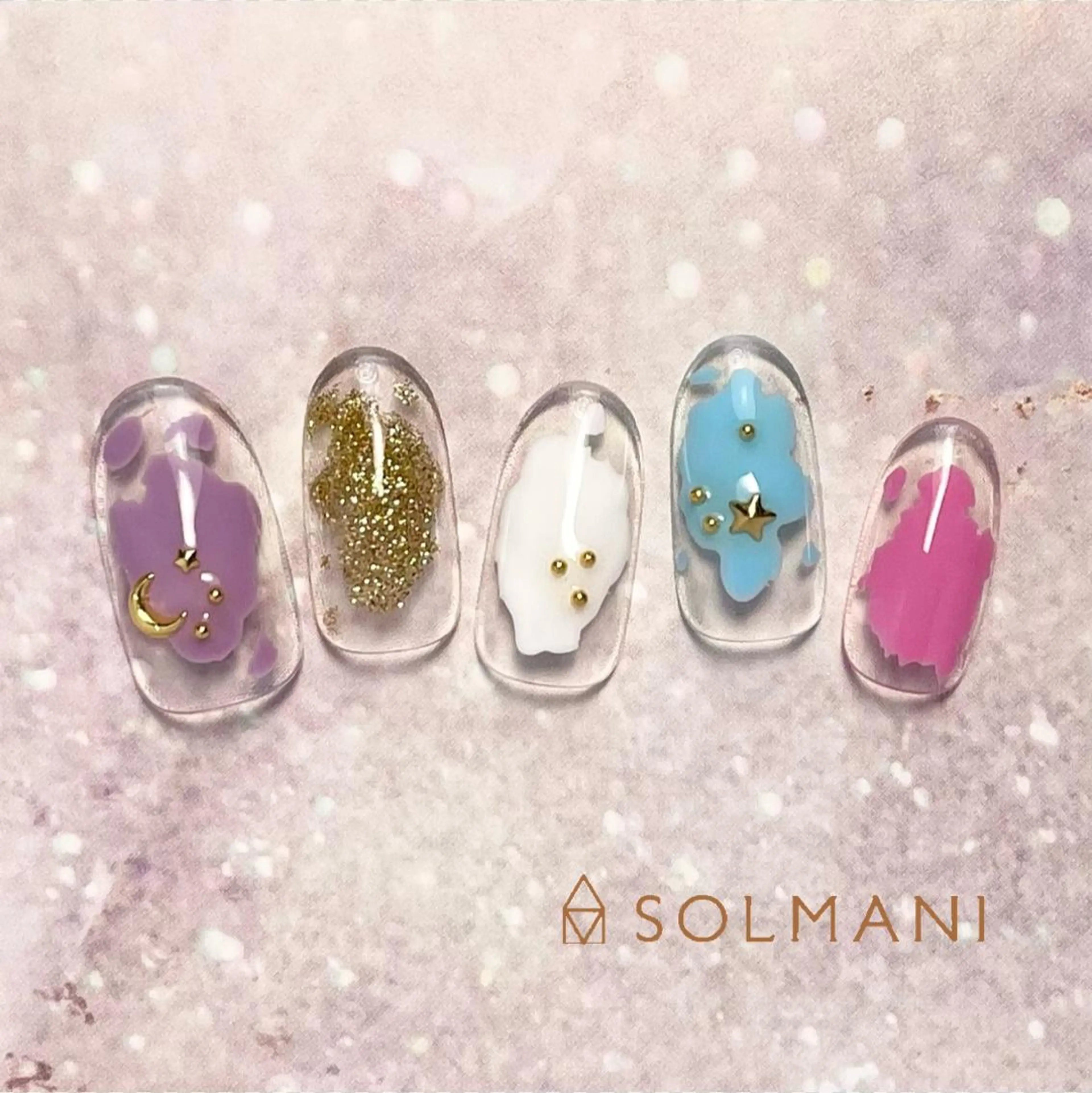 ネイル SOLMANI 予約担当のネイルデザイン