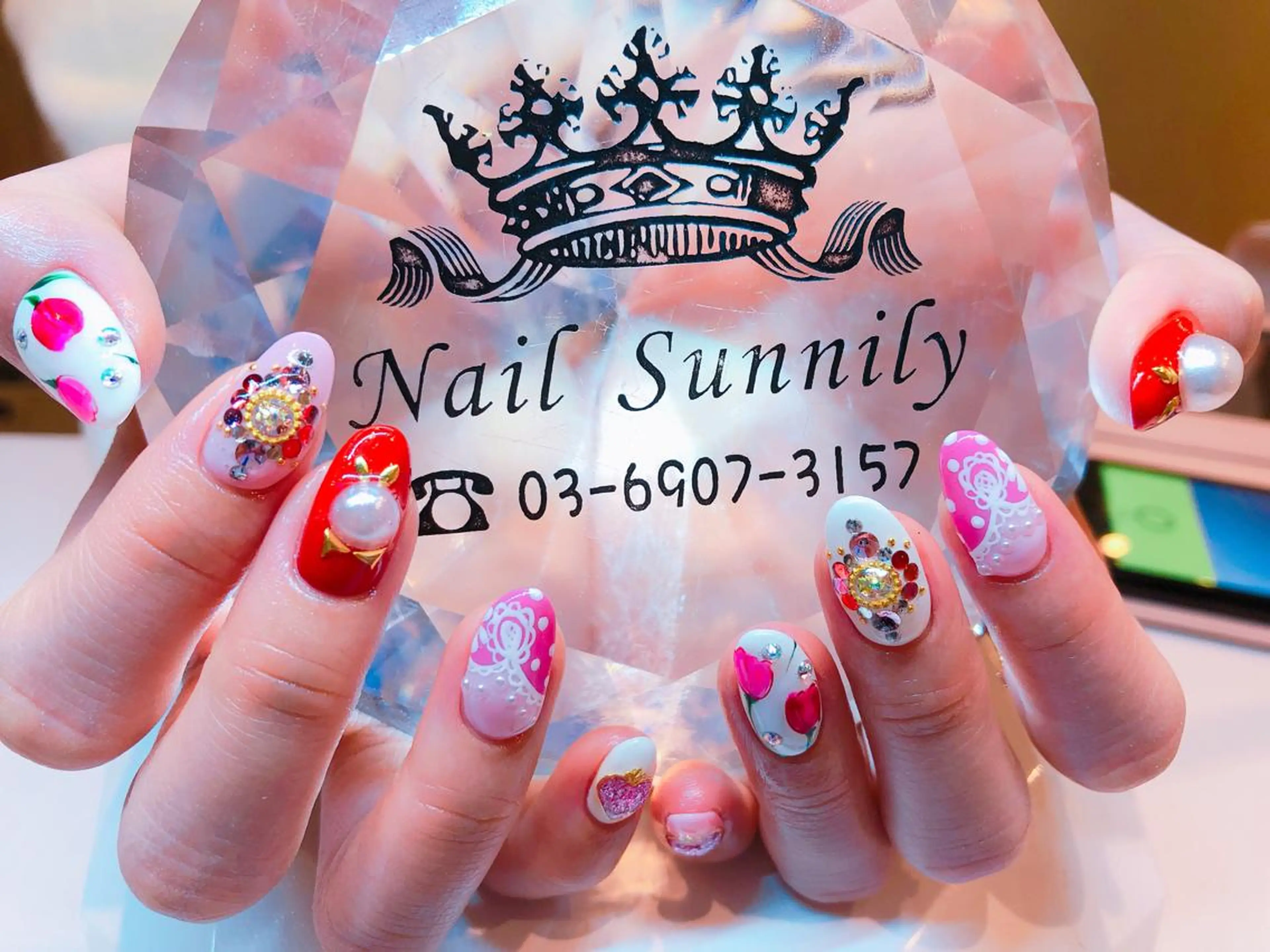 ネイル 長さだし専門店 M2 rikaのネイルデザイン