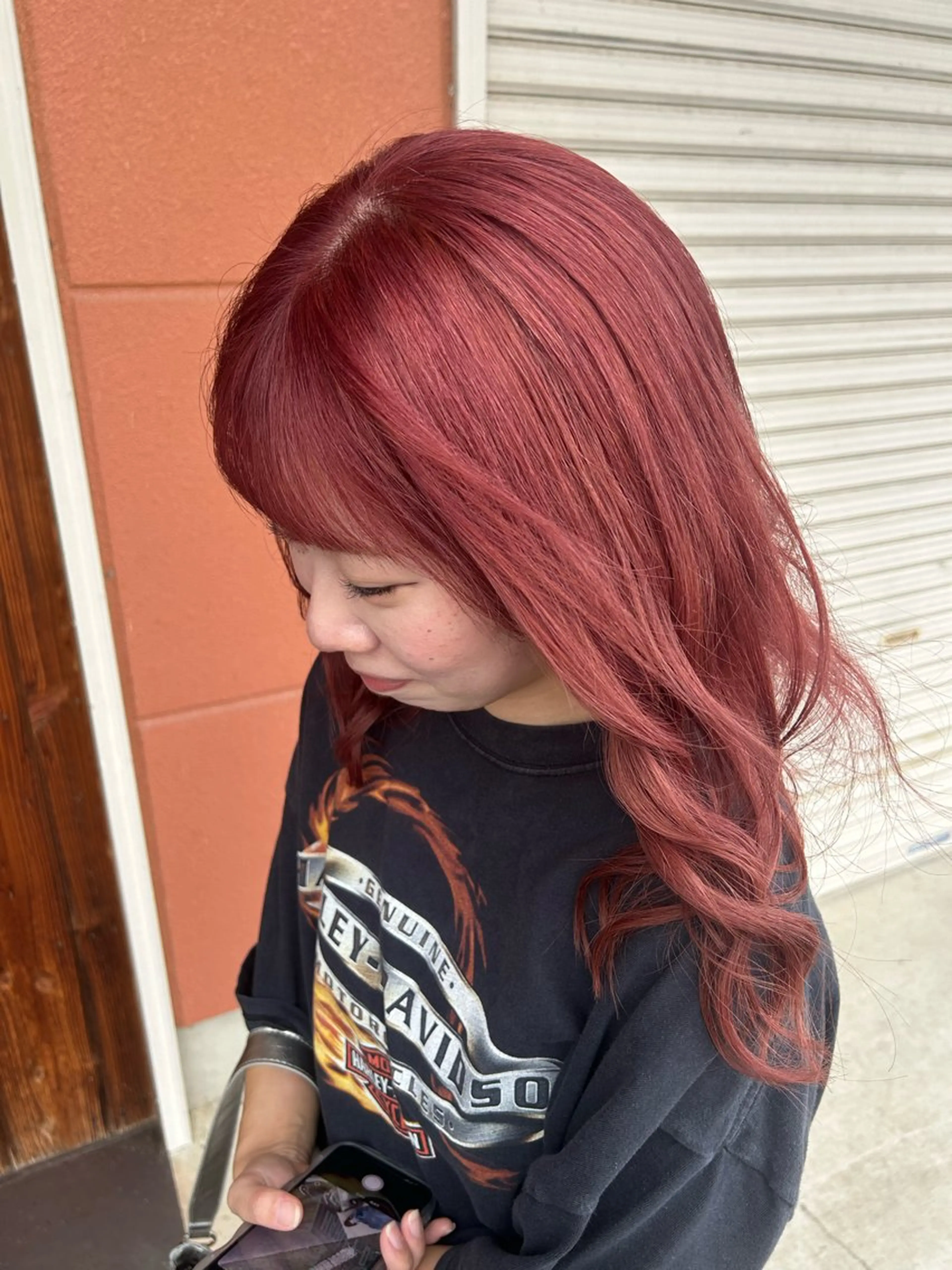 ミディアム カラー ヘアカラー トリートメント よしかわあんみ/ 透明感/ボブ🎀のヘアスタイル