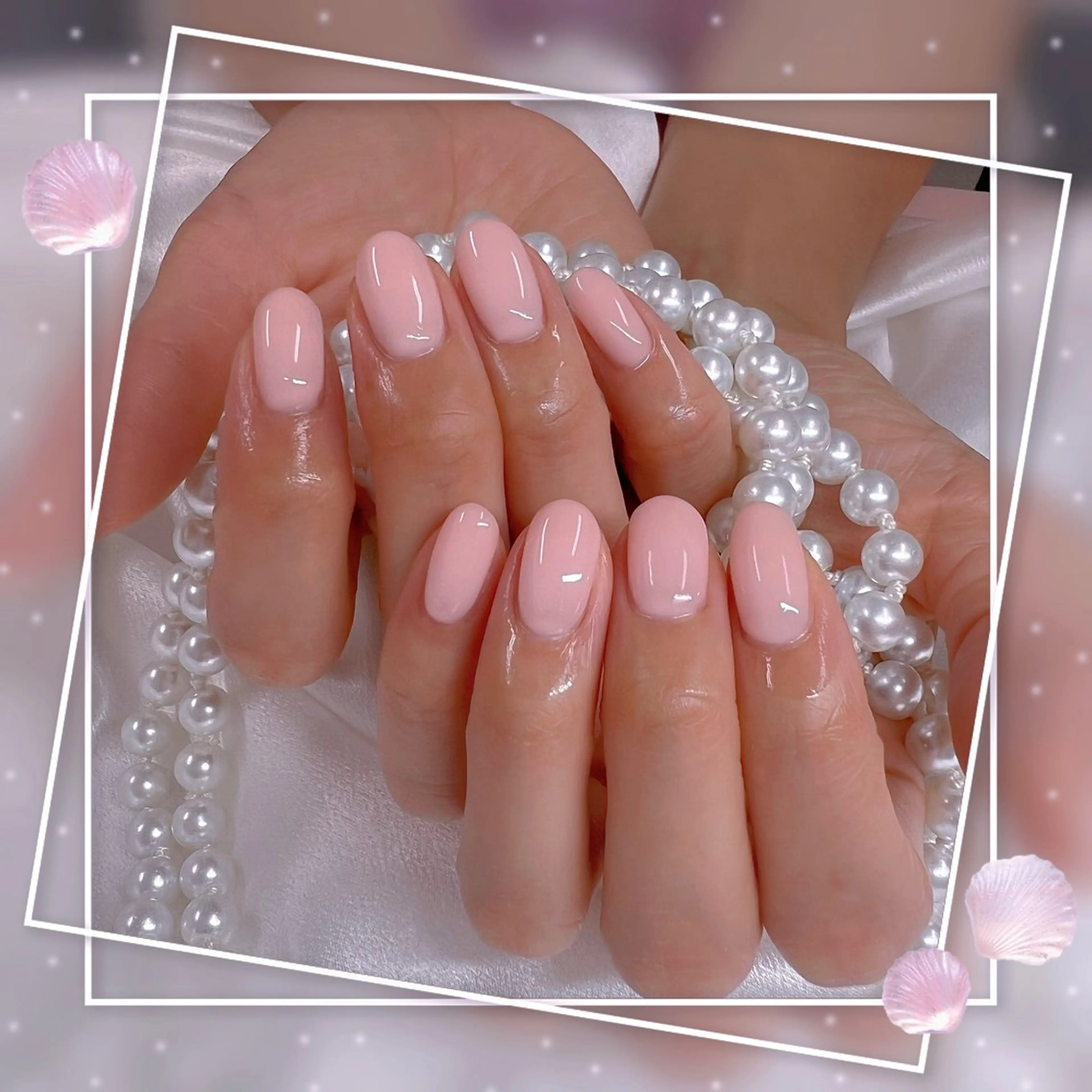 ネイル フレンチネイル グラデーション キラキラネイル 韓国ネイル マグネットネイル Chill Nailsalonのネイルデザイン