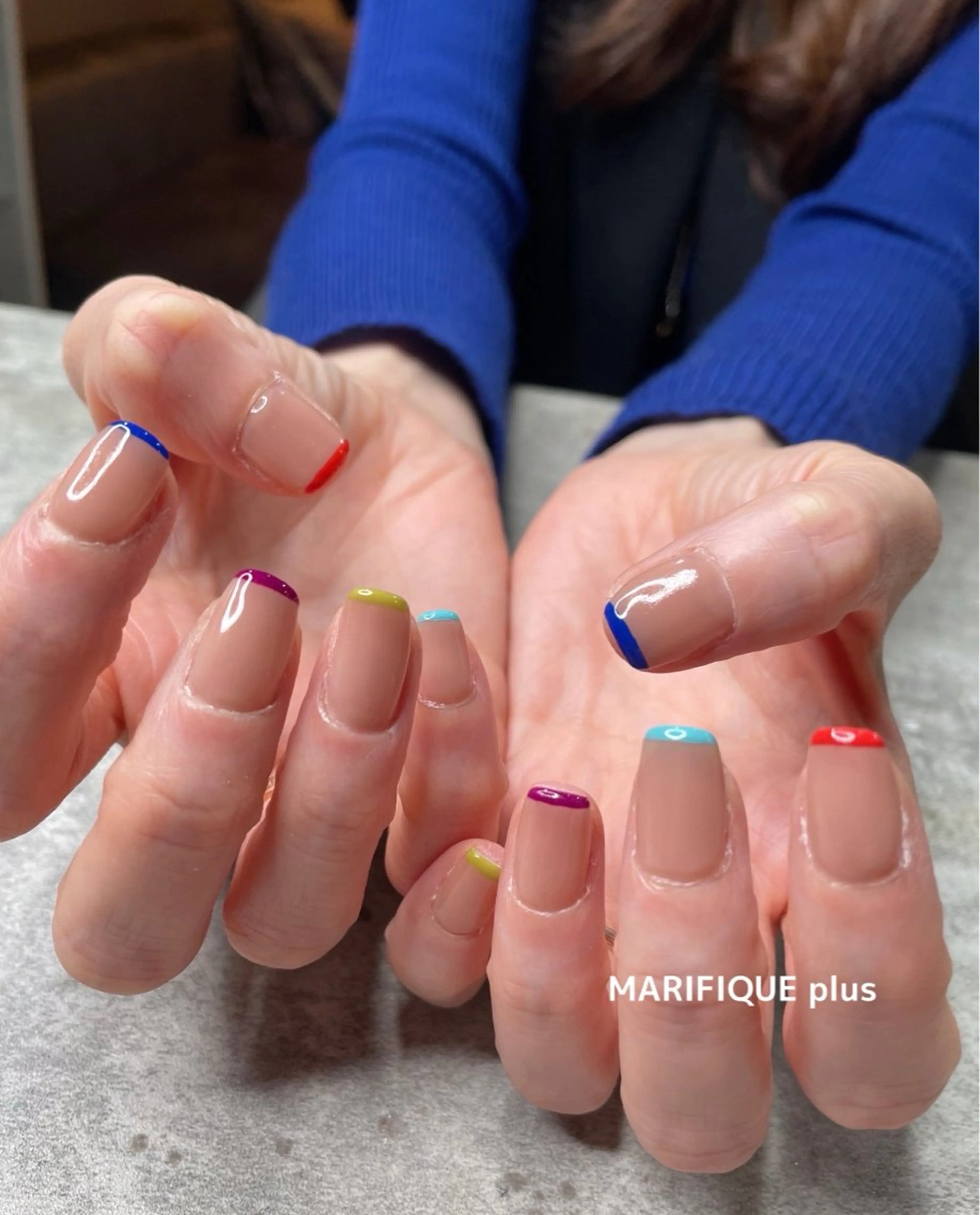 ネイル フレンチネイル ma riのネイルデザイン