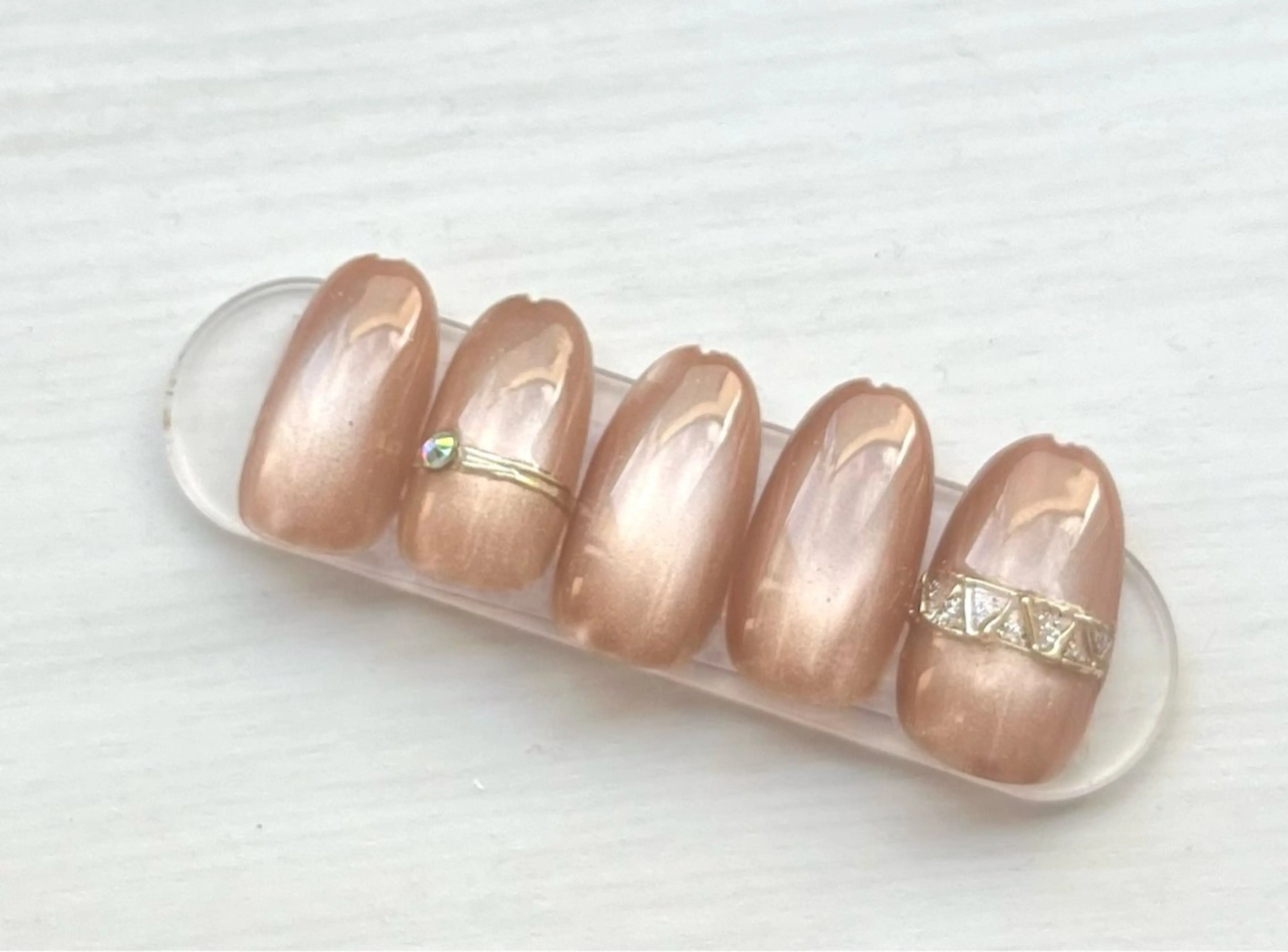 ネイル オフィスネイル ハンドネイル 島田 亜紀のネイルデザイン