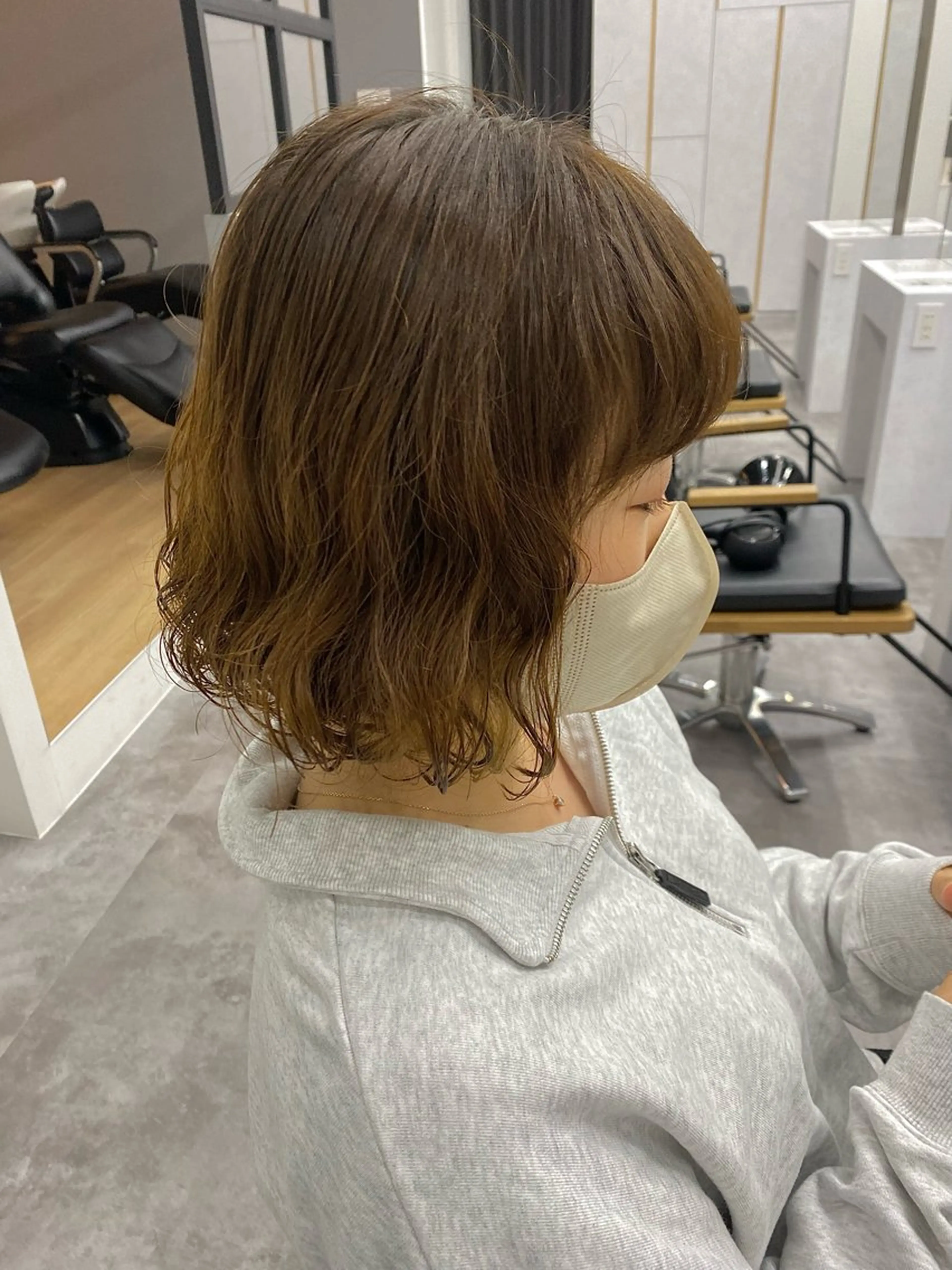 ショート カラー パーマ ヘアアレンジ レイヤー/メンズ🥑 マエダアズミ🥑のヘアスタイル