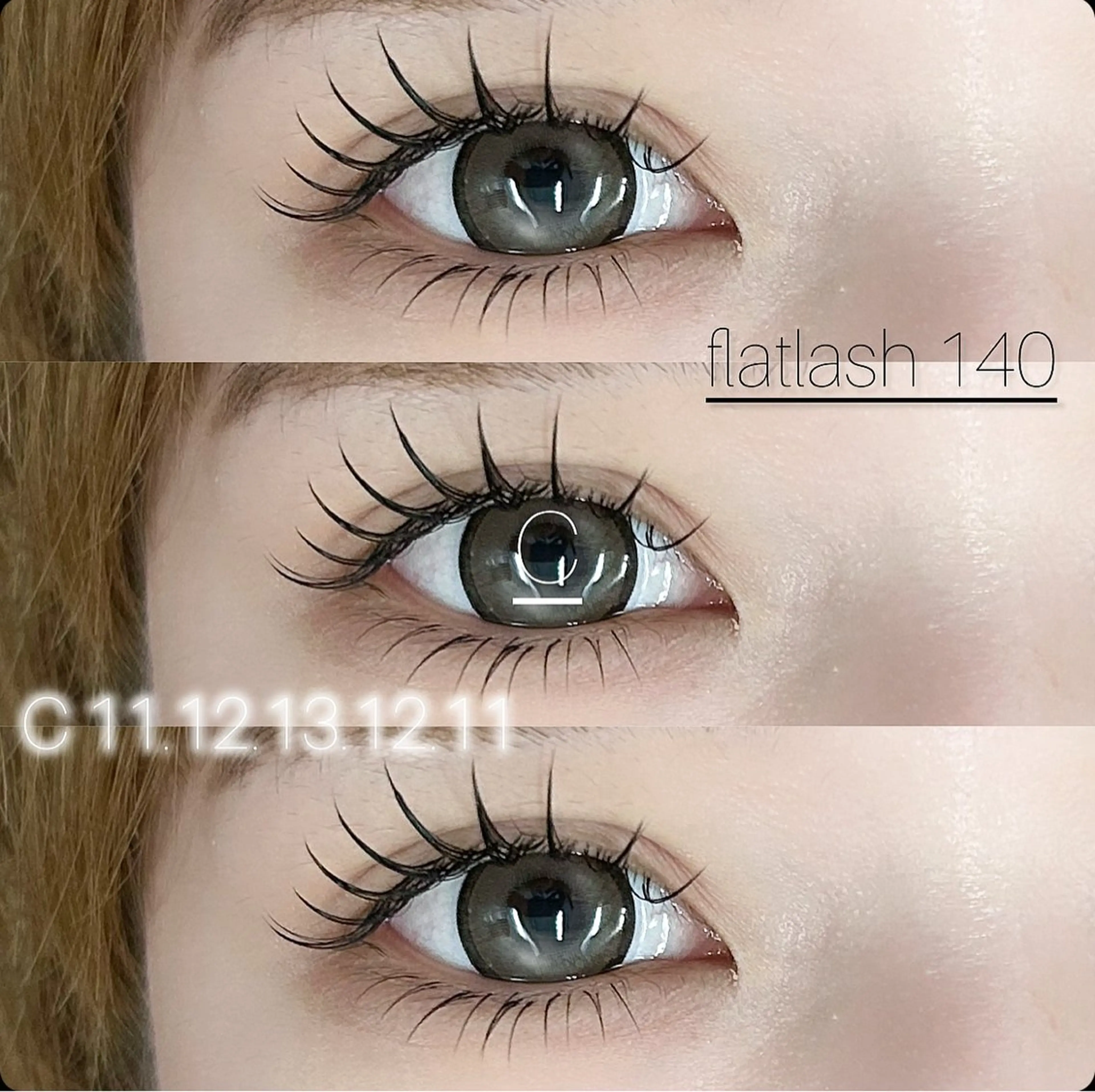 マツエク・マツパ 下まつげエクステ マツエク eyelist .Ariのマツエク・マツパデザイン