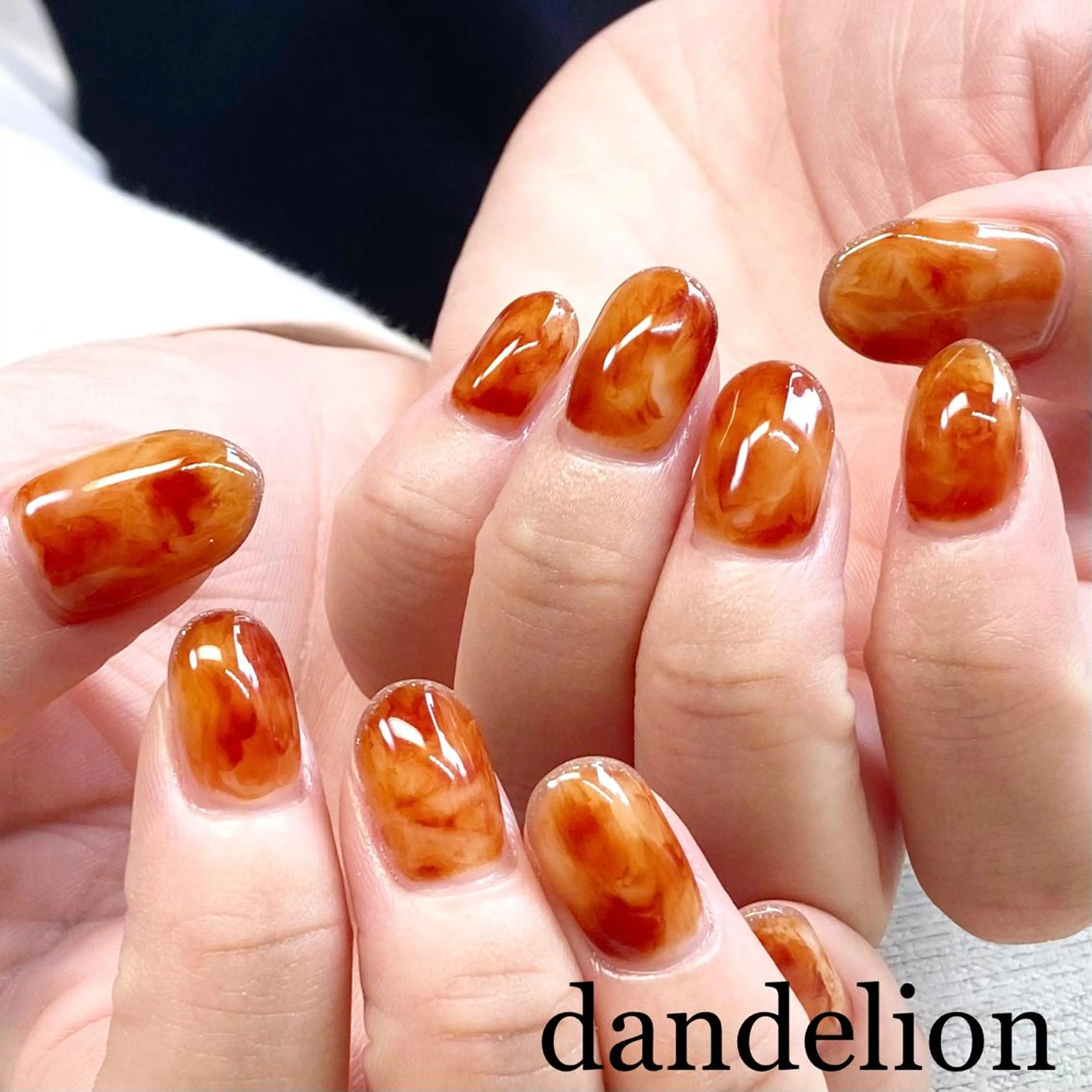 ネイル ハンドネイル ハンドケア dandelion ダンデライオンのネイルデザイン